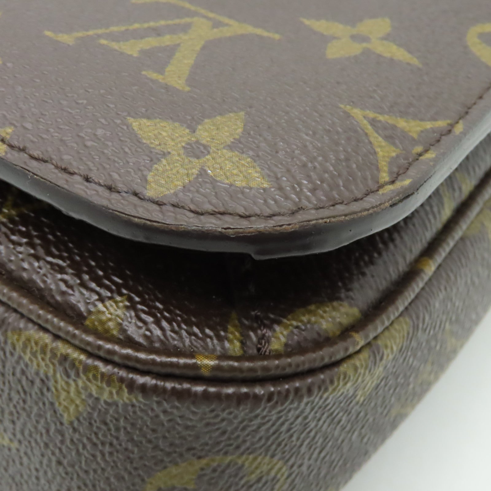 LOUIS VUITTON Monogram Pochette Metis金扣手挽肩背兩用袋啡色