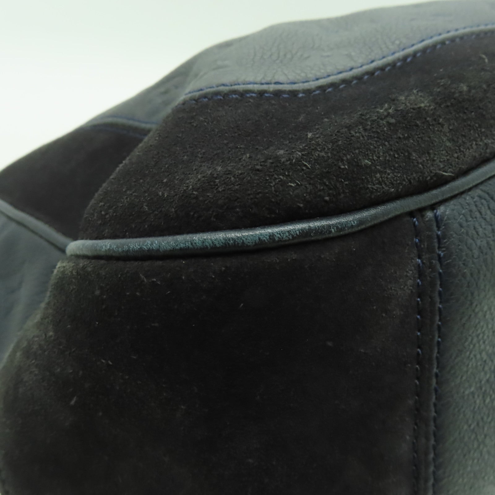 LOUIS VUITTON Monogram Empreinte Audacieuse PM金扣手挽肩背兩用袋深藍色