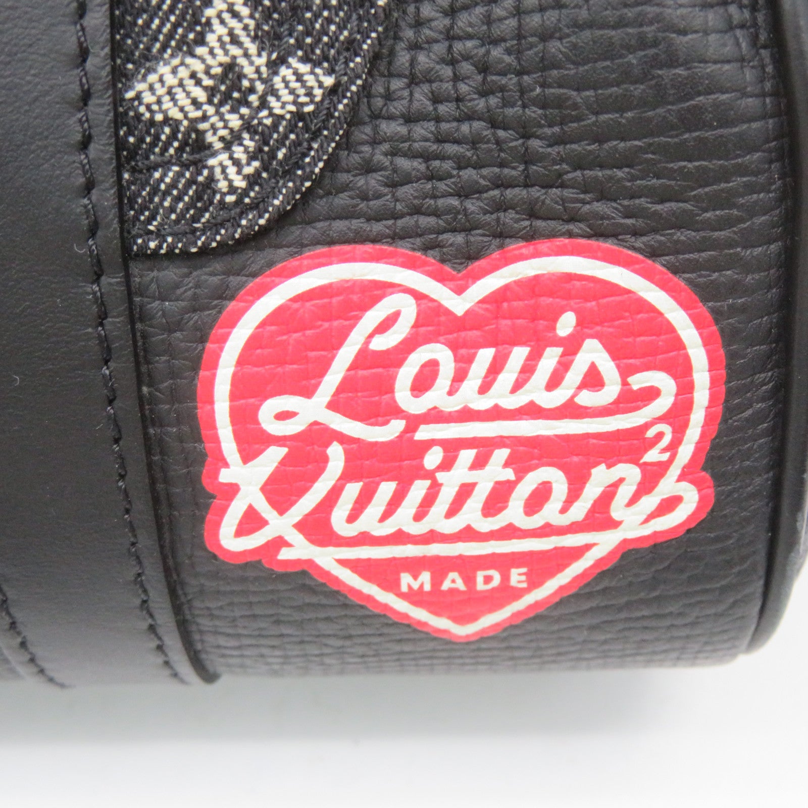 LOUIS VUITTON Mono-Denim Keepall XS 2way Shoulder Bag手挽肩背两用袋黑色