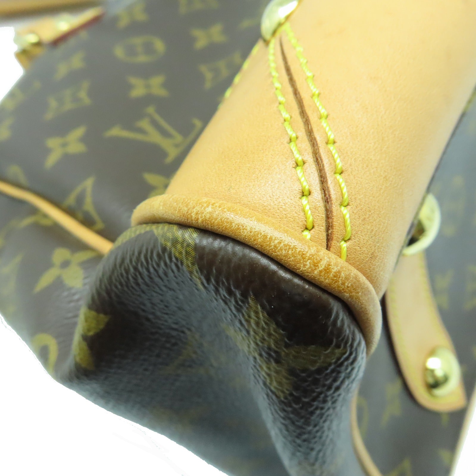 LOUIS VUITTON Mongram Retrio PM 2 Way Shoulder Tote Bag金扣手挽肩背两用袋啡色