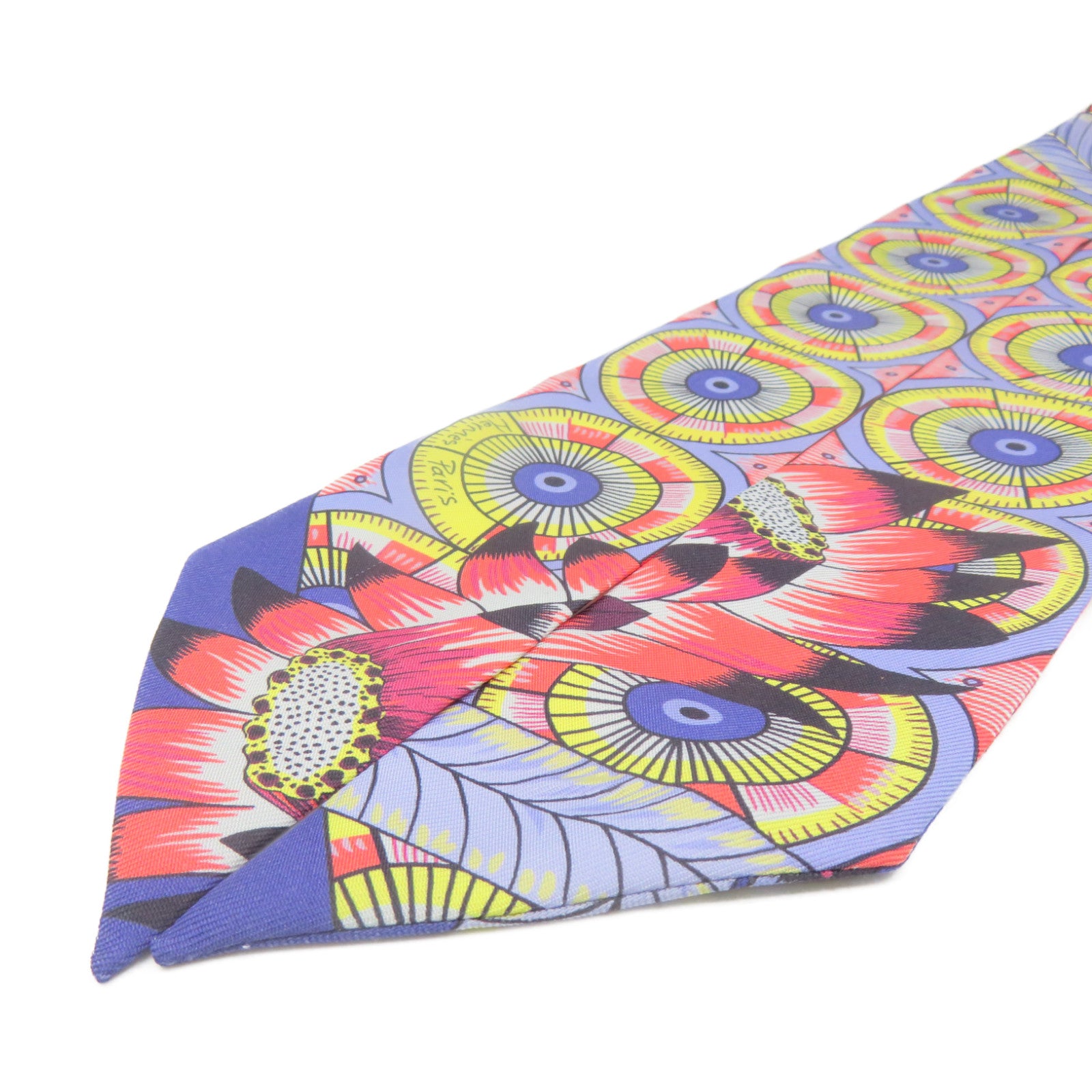 HERMES Silk Twilly Scarf Orange/Color