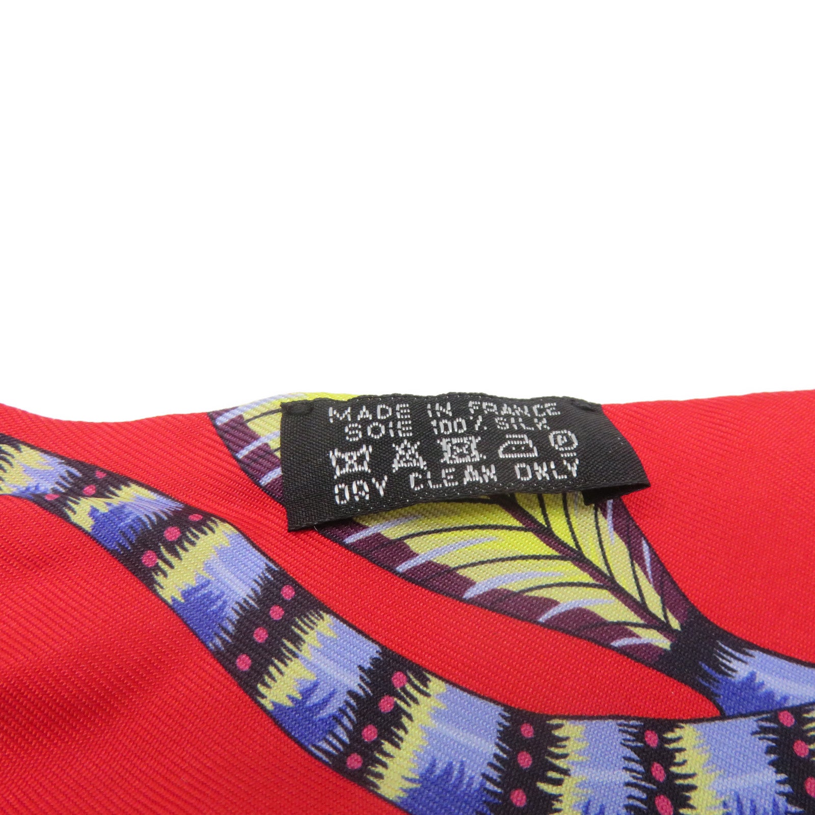 HERMES Silk Twilly Scarf Orange/Color