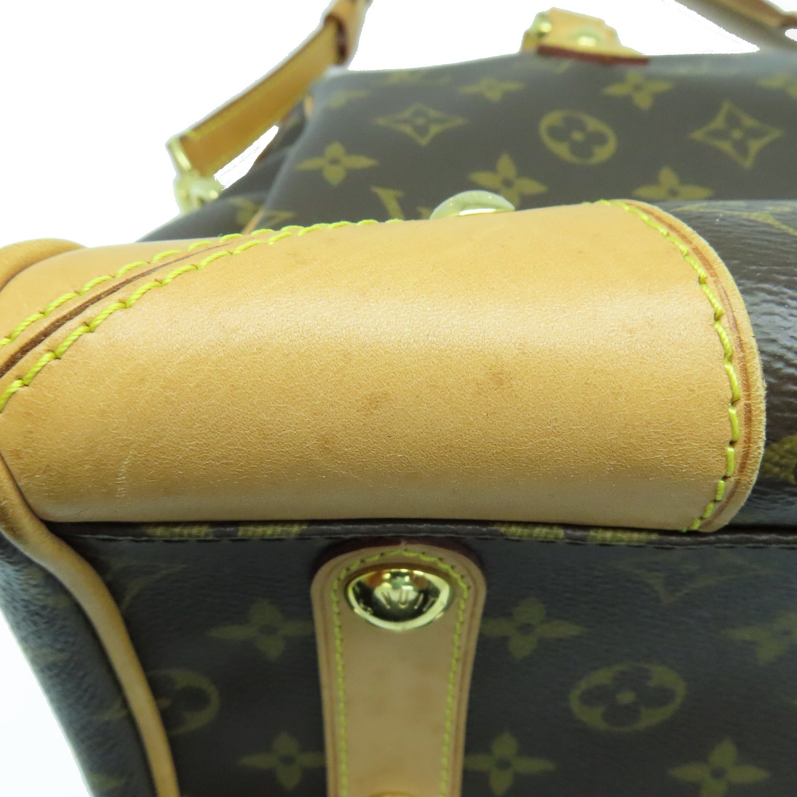 LOUIS VUITTON Mongram Retrio PM 2 Way Shoulder Tote Bag金扣手挽肩背两用袋啡色