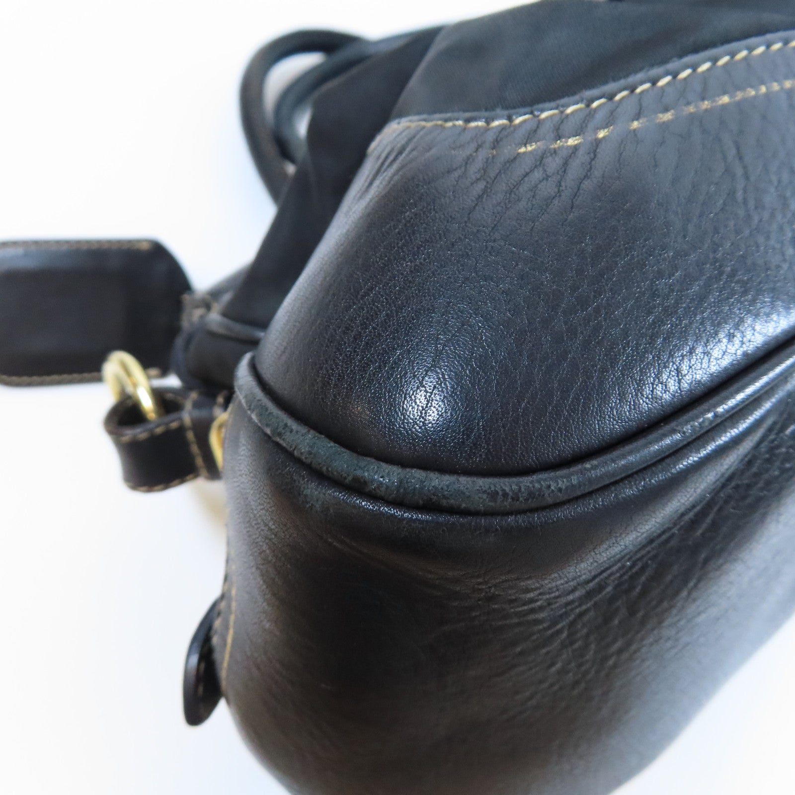 PRADA 尼龍2 Way Shoulder Bag金扣手挽肩背兩用袋黑色