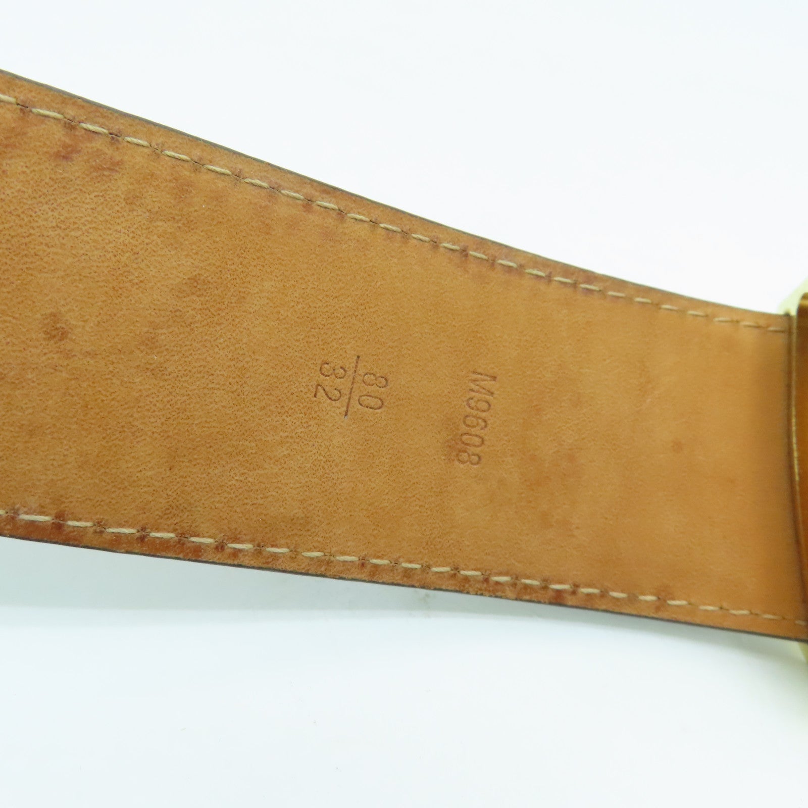 LOUIS VUITTON Monogram Belt金扣皮带啡色