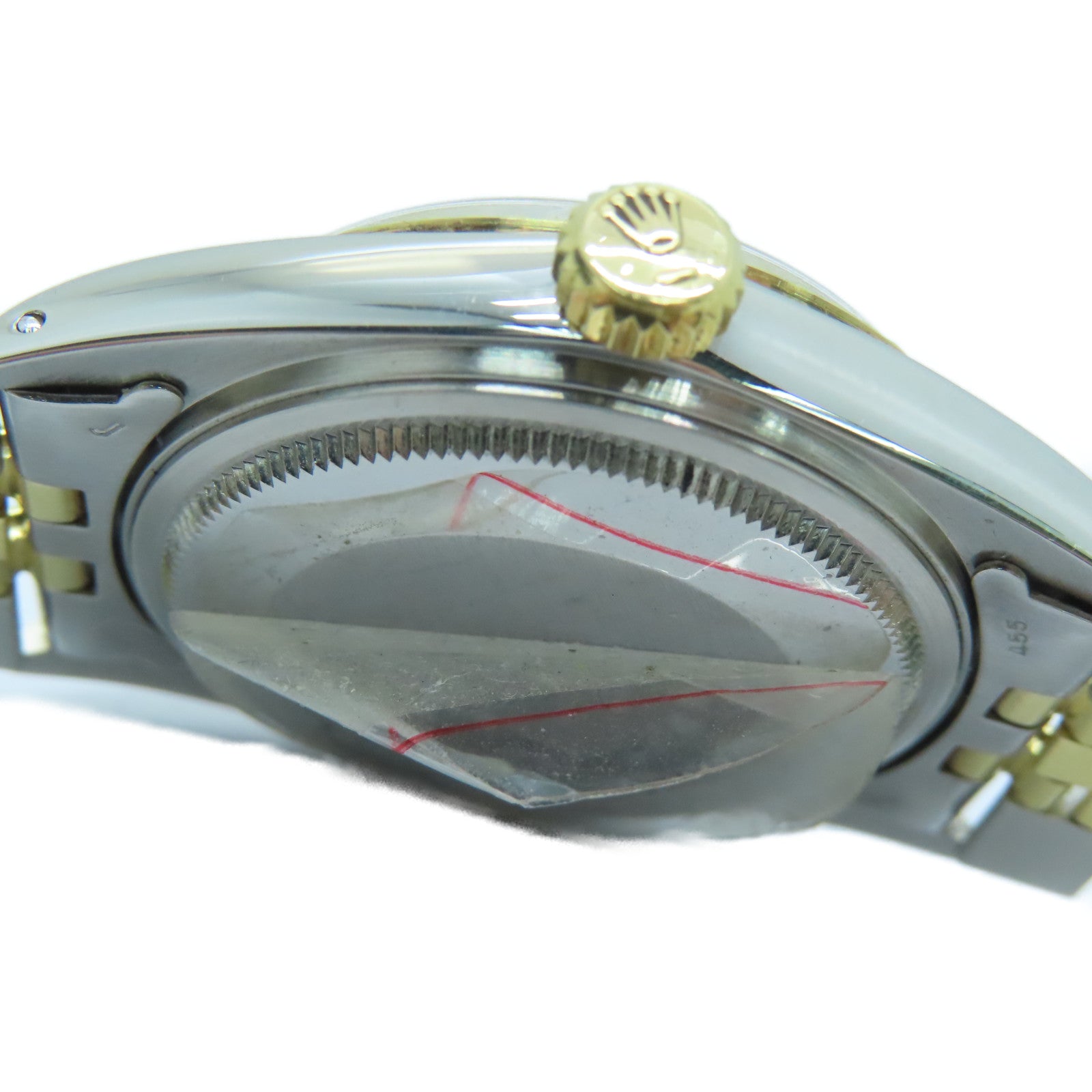 ROLEX [Sharp Discount] Datejust 18K Gold/Stainless Steel Watch Automatic Movement Yellow