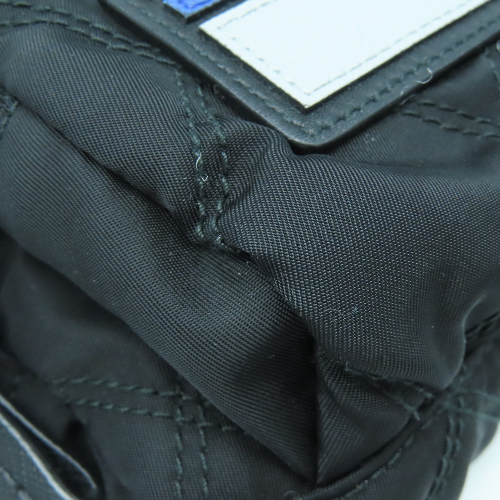 PRADA 尼龍Waist Bag銀扣腰包黑色
