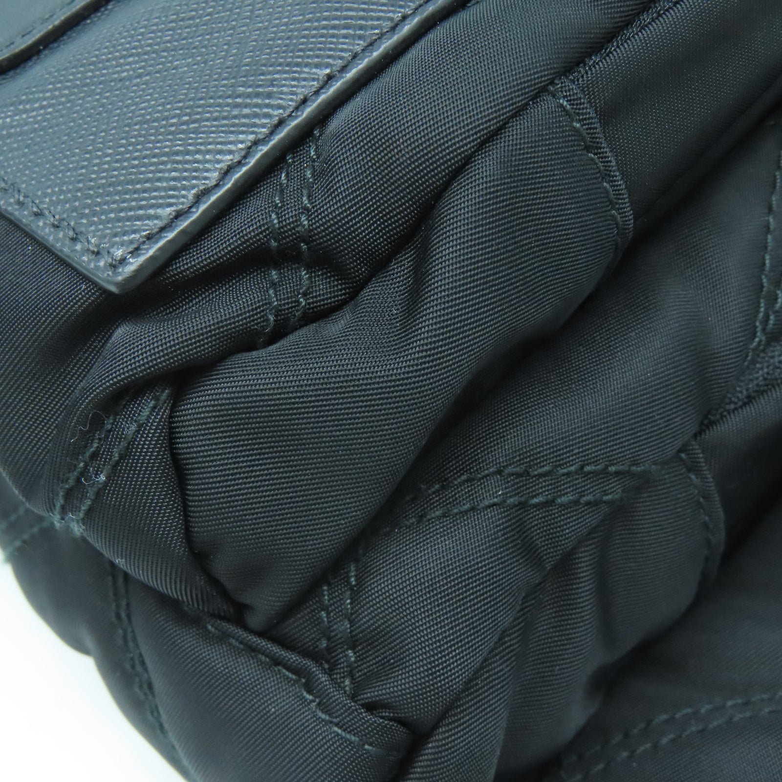 PRADA 尼龍Waist Bag銀扣腰包黑色