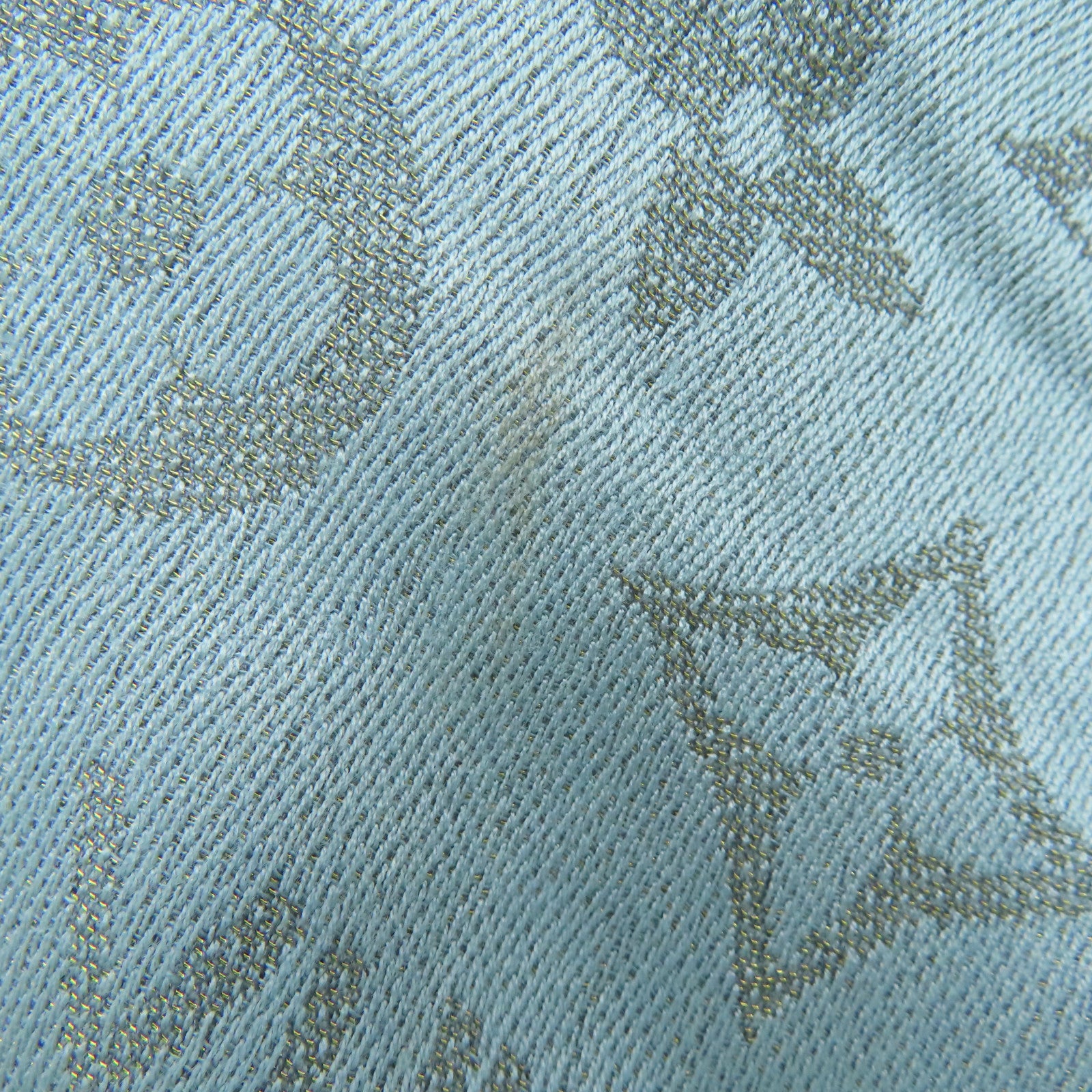 LOUIS VUITTON 絲質羊毛Muffler圍巾藍色