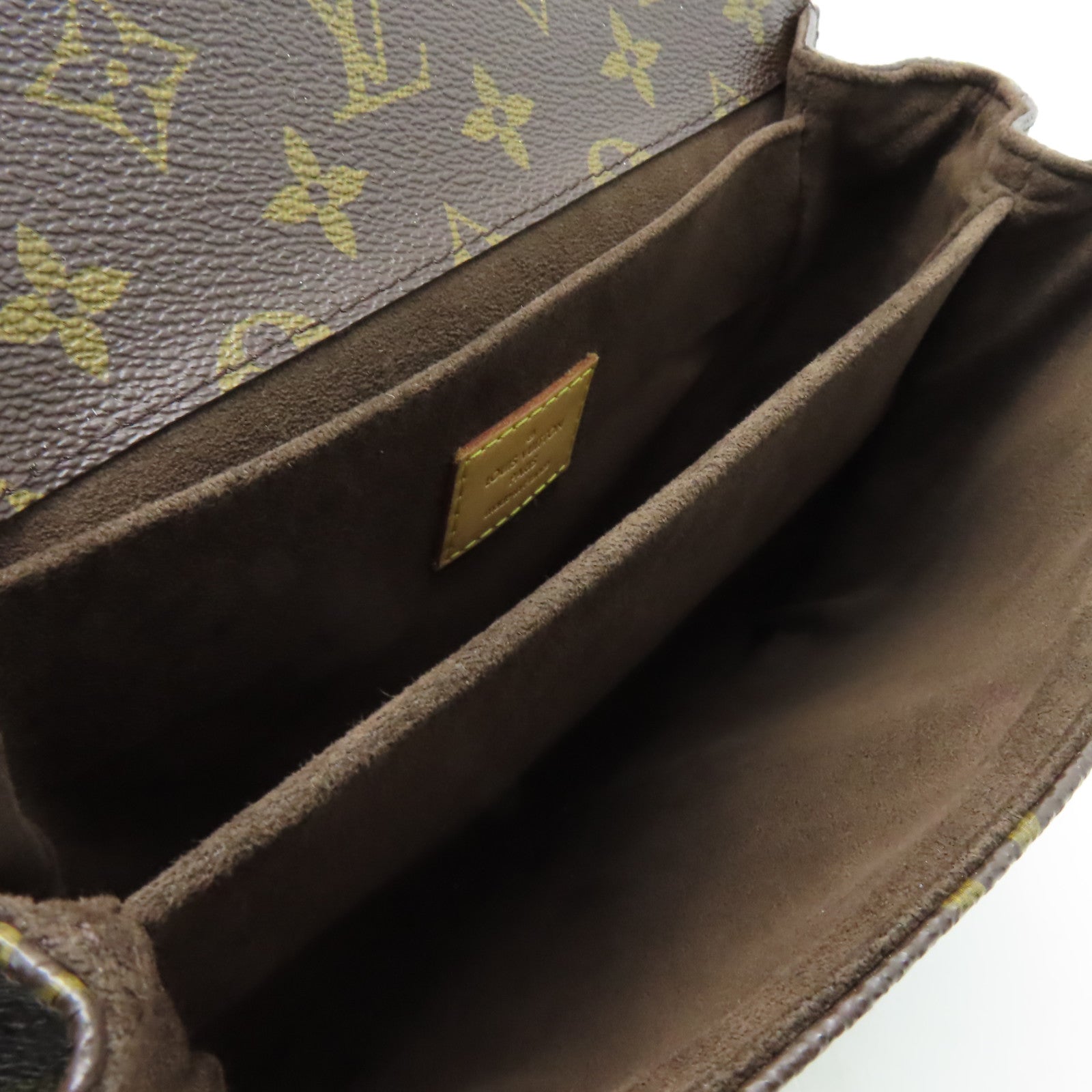 LOUIS VUITTON Monogram Pochette Metis金扣手挽肩背兩用袋啡色