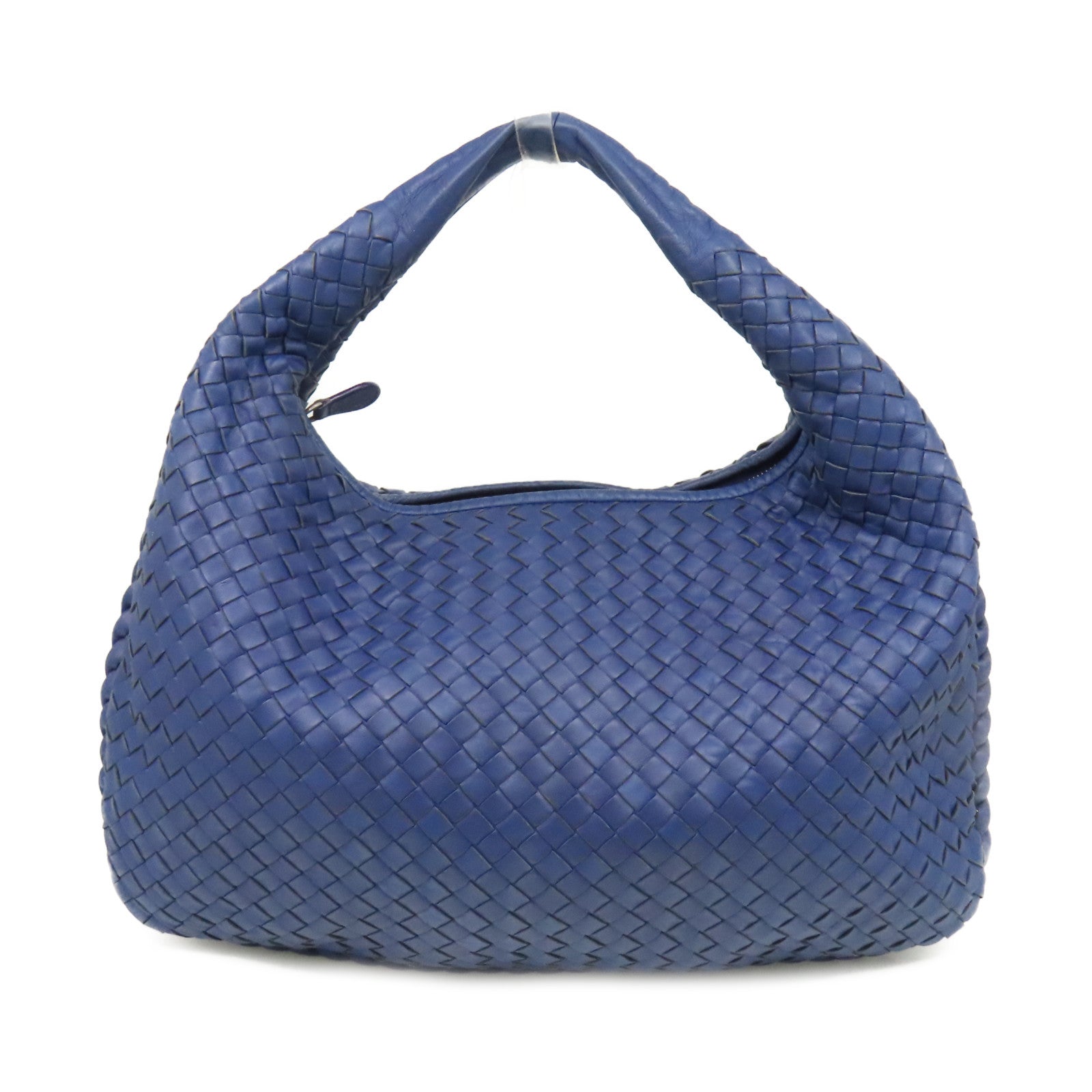 BOTTEGA VENETA 織紋皮革Shoulder Bag肩背袋藍色