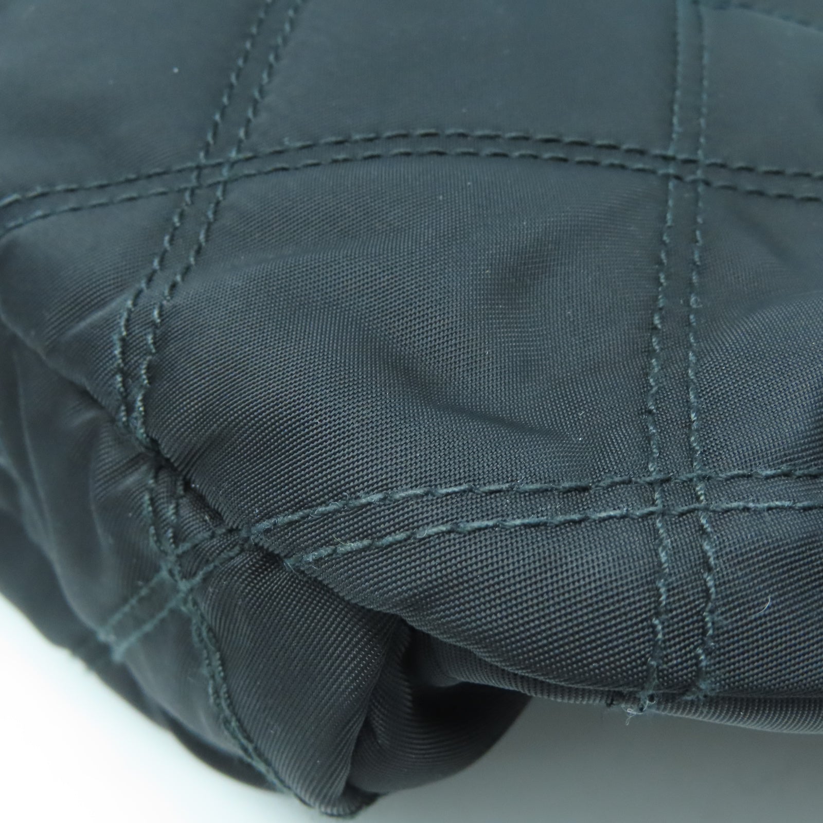 PRADA 尼龍Waist Bag銀扣腰包黑色