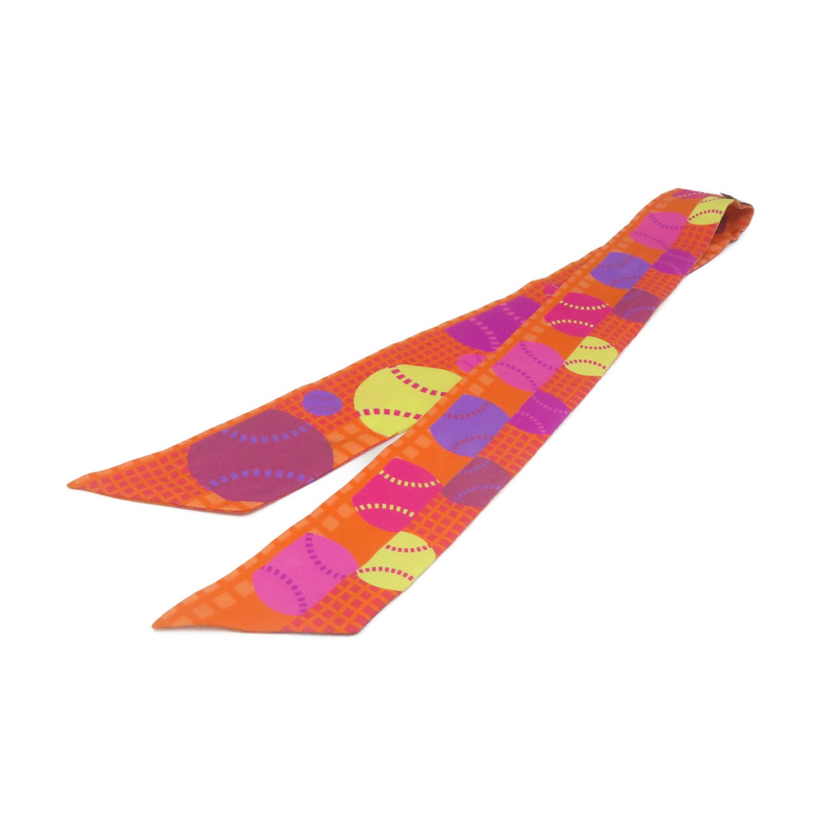 HERMES silk Twilly Scarf scarf color
