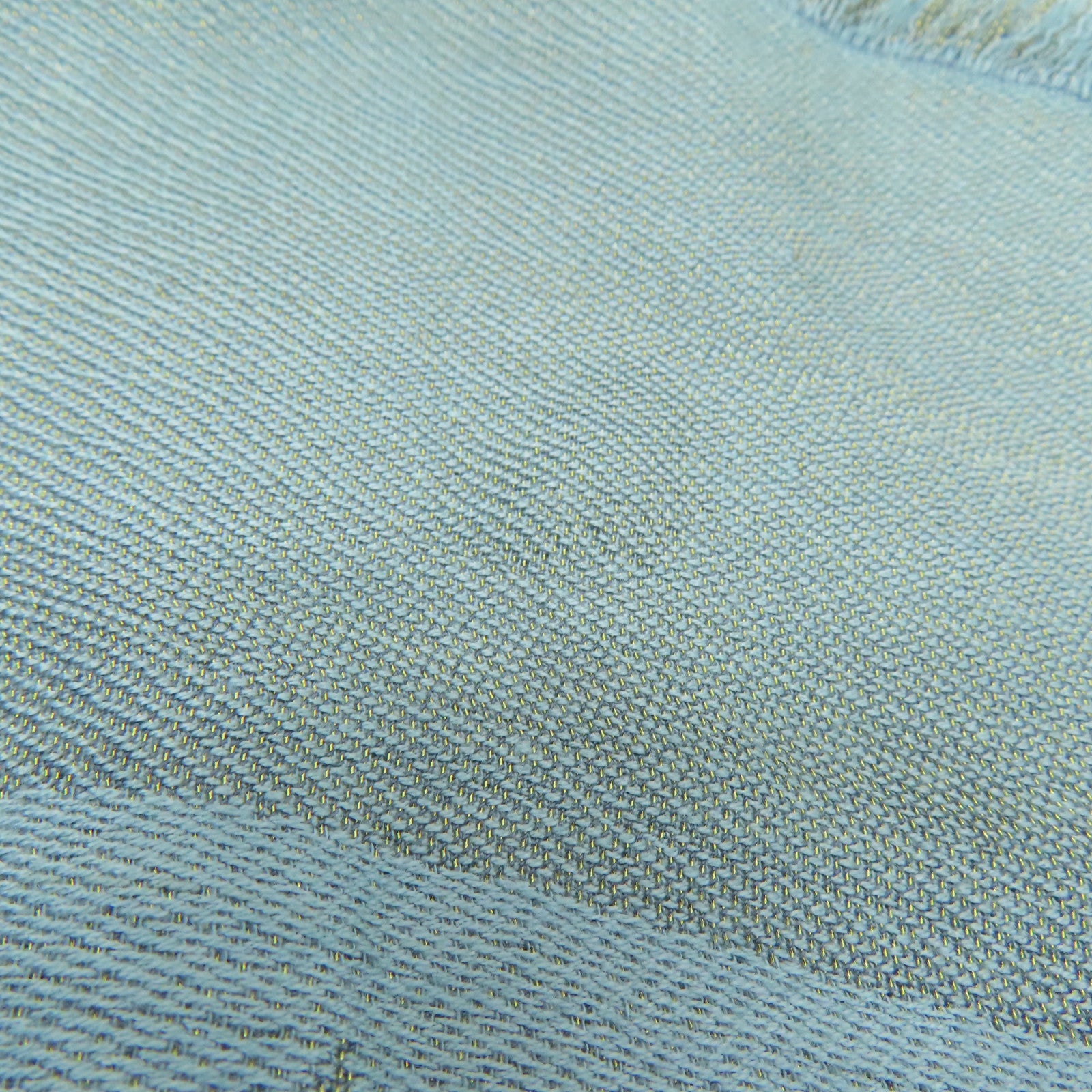 LOUIS VUITTON 絲質羊毛Muffler圍巾藍色