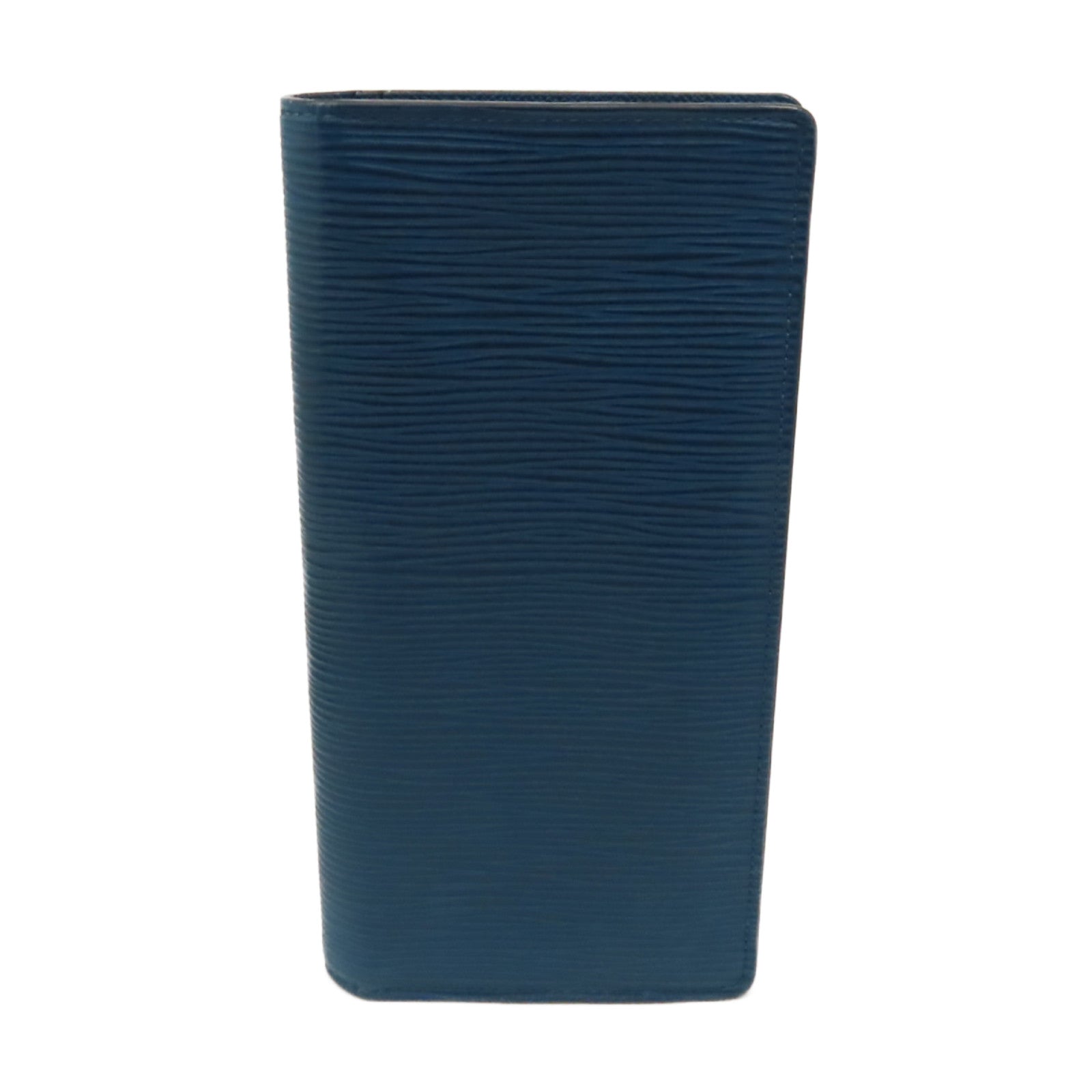LOUIS VUITTON Epi Long Wallet銀扣長錢包藍色