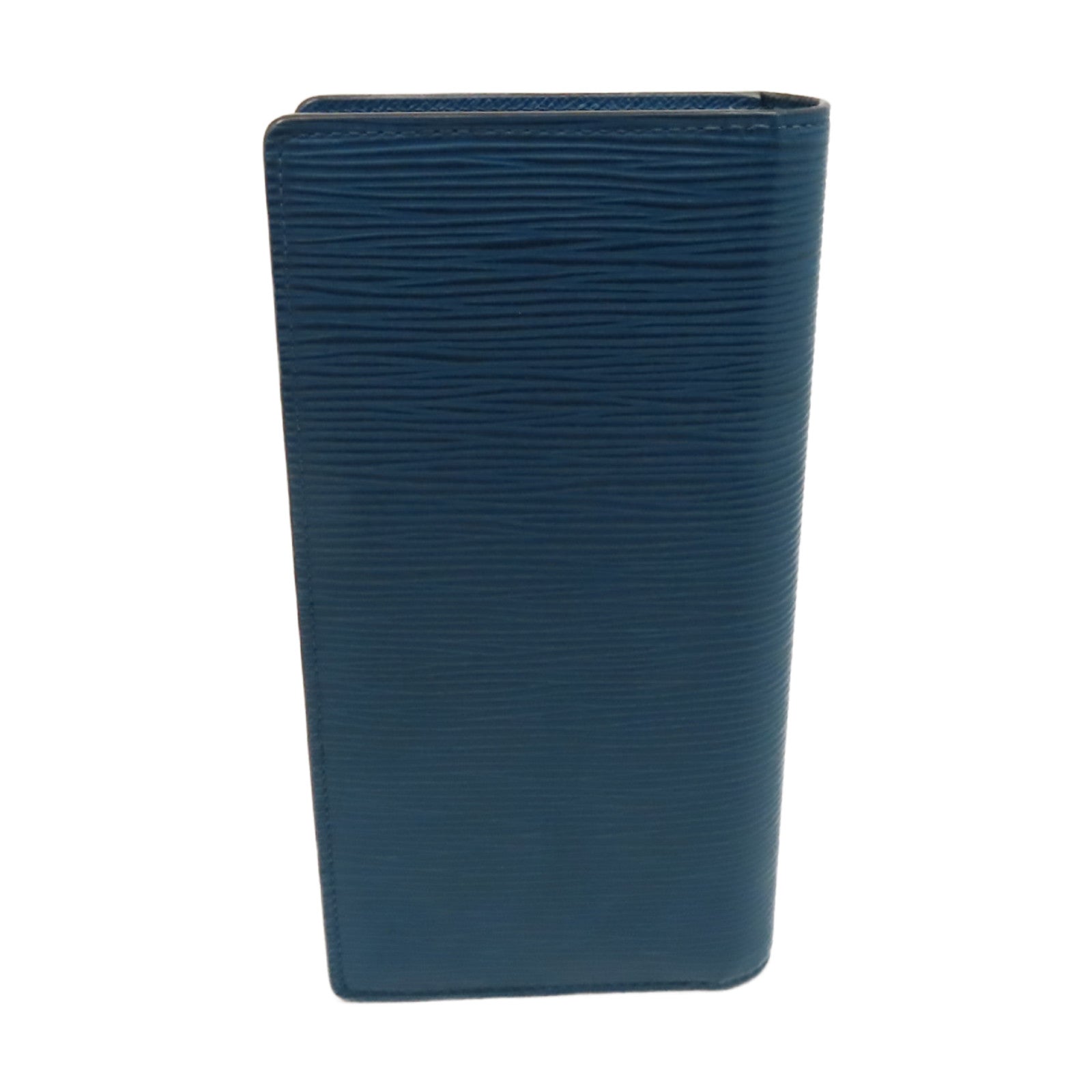 LOUIS VUITTON Epi Long Wallet銀扣長錢包藍色
