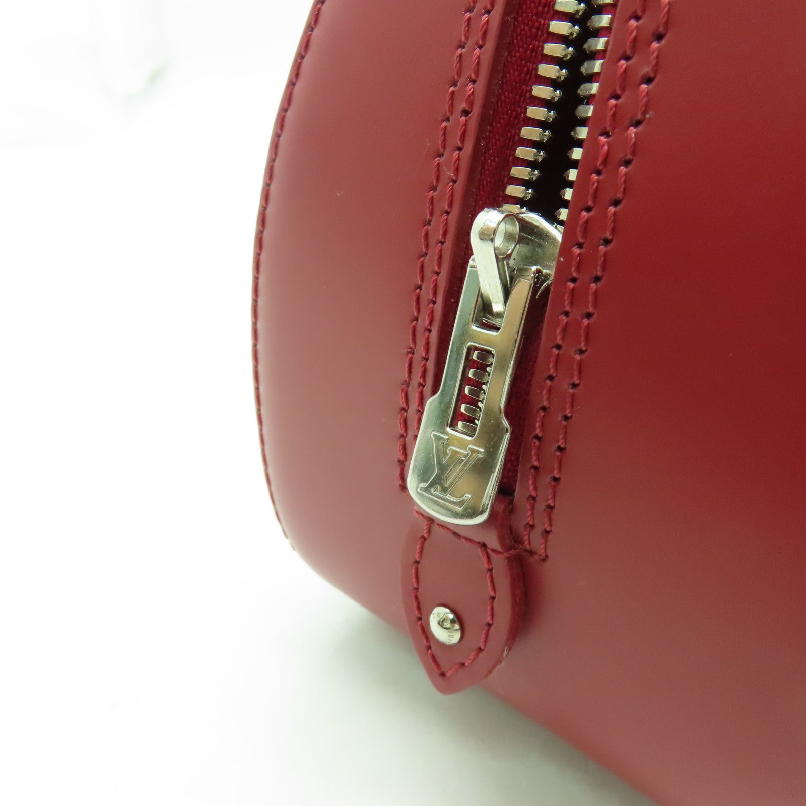 LOUIS VUITTON Epi Jasmin銀扣手挽袋紅色