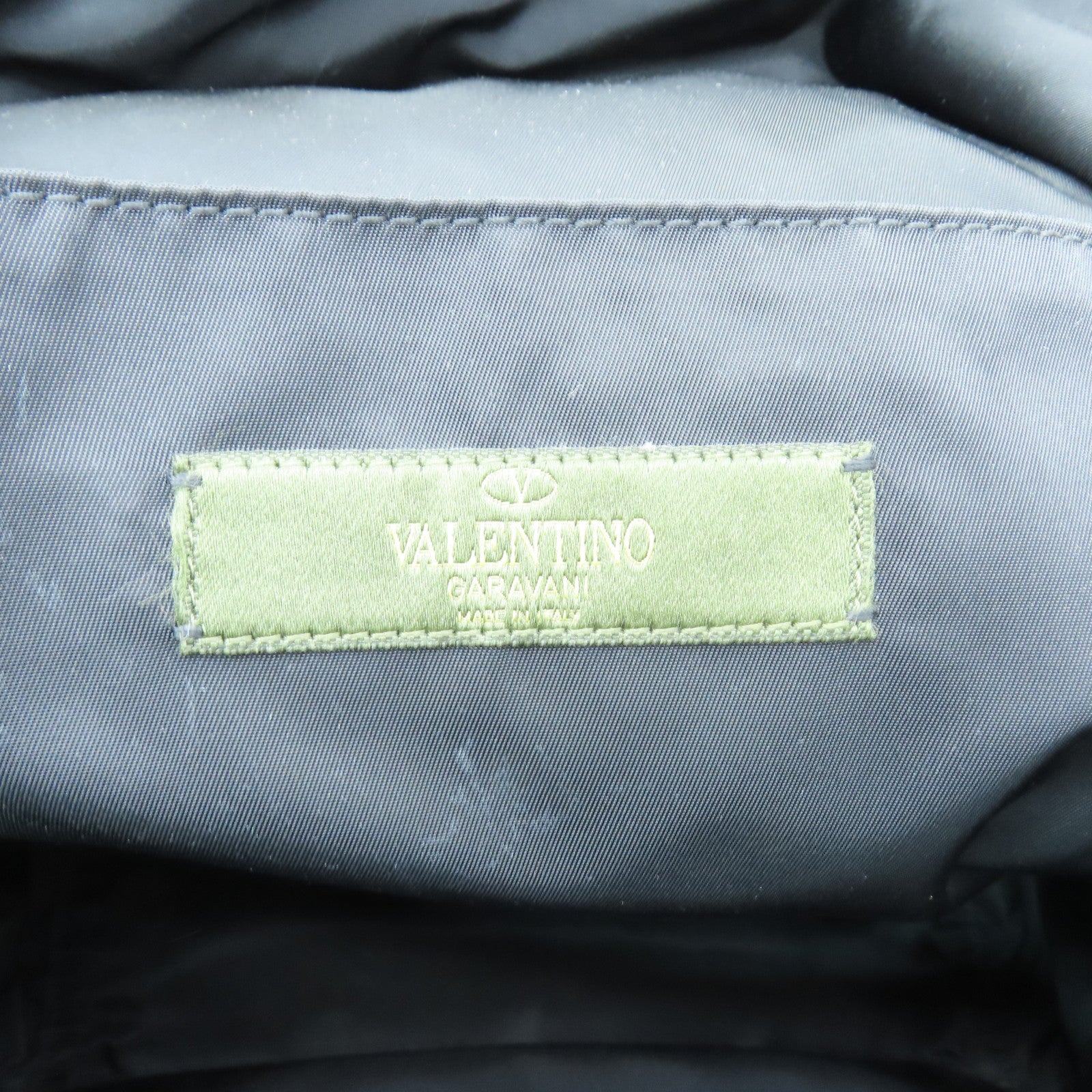 Valentino 尼龙Backpack银扣背包蓝色