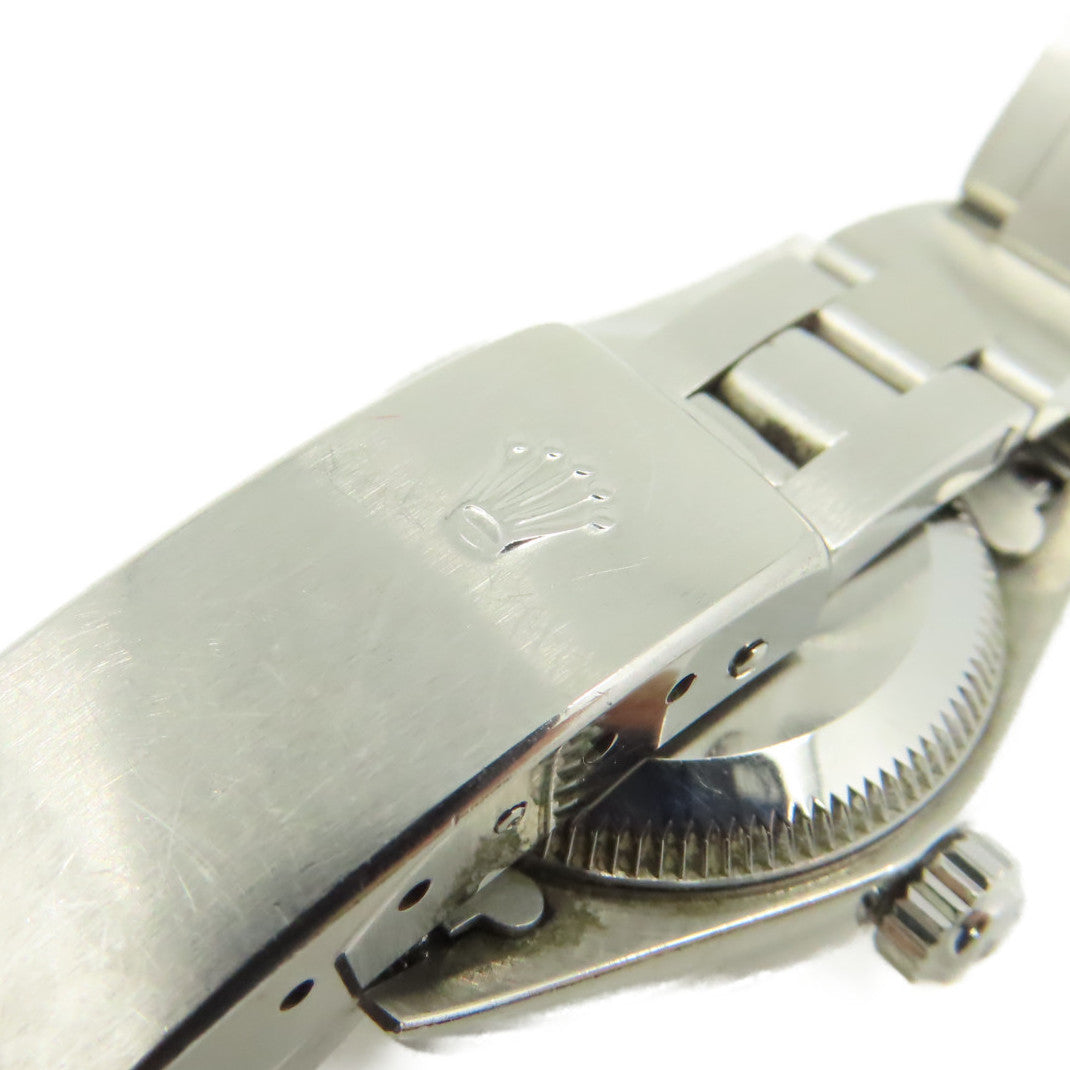 ROLEX Oyster Perpetual Watch不鏽鋼自動機芯手錶黑色粉紅紅色/銀色
