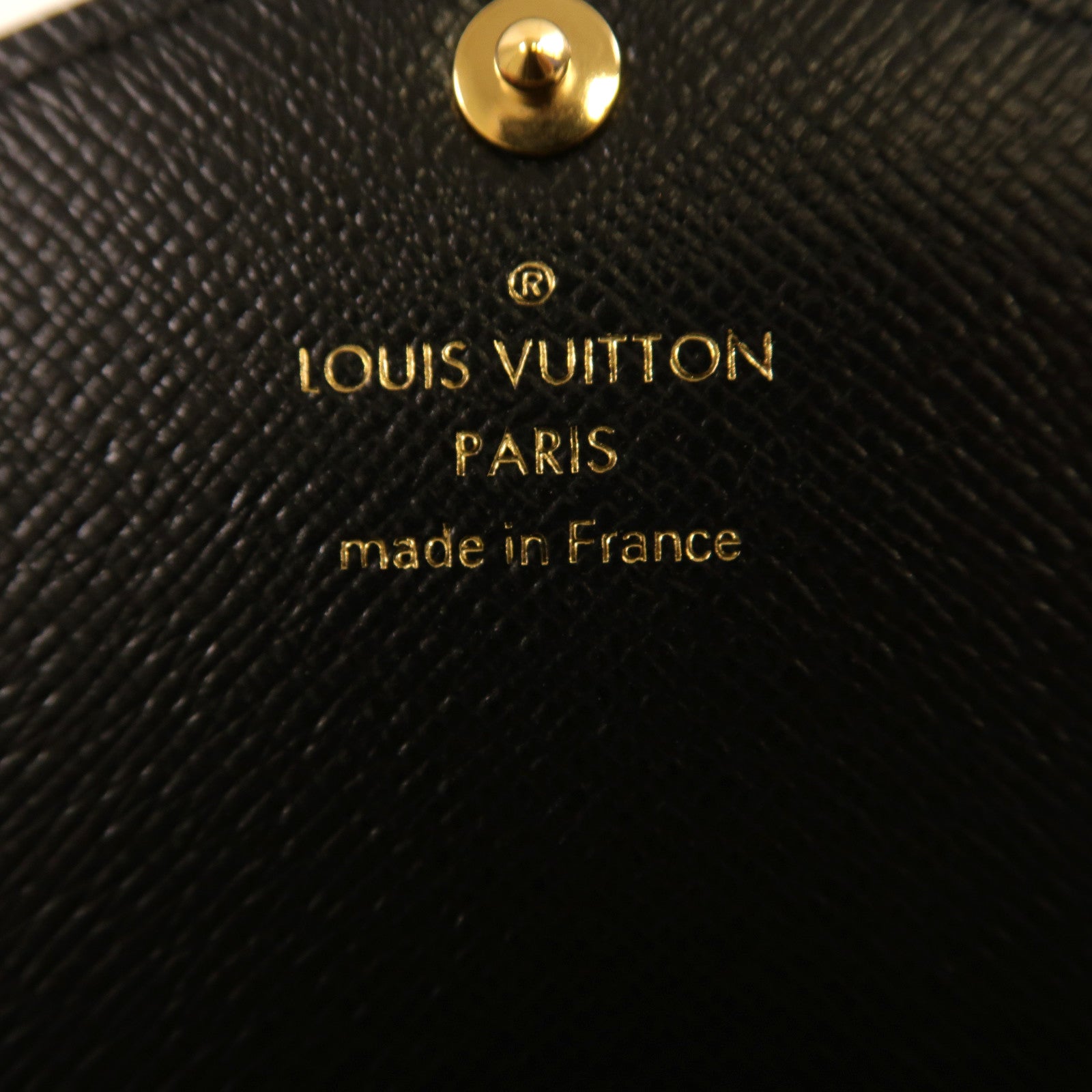LOUIS VUITTON Monogram Sarah Wallet金扣長錢包啡色