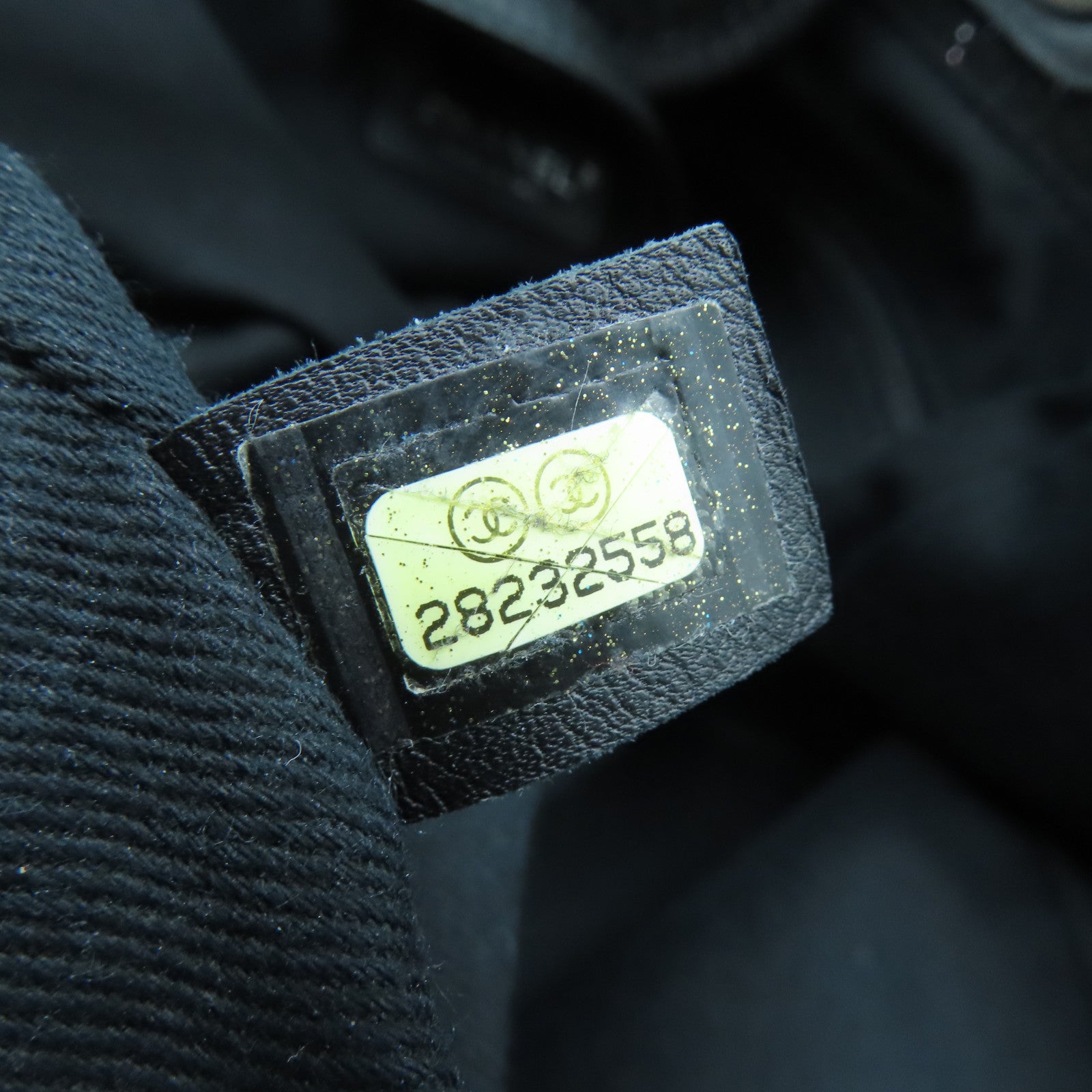 CHANEL 天鵝絨Deauville Tote Large銀扣手挽肩背兩用袋黑色