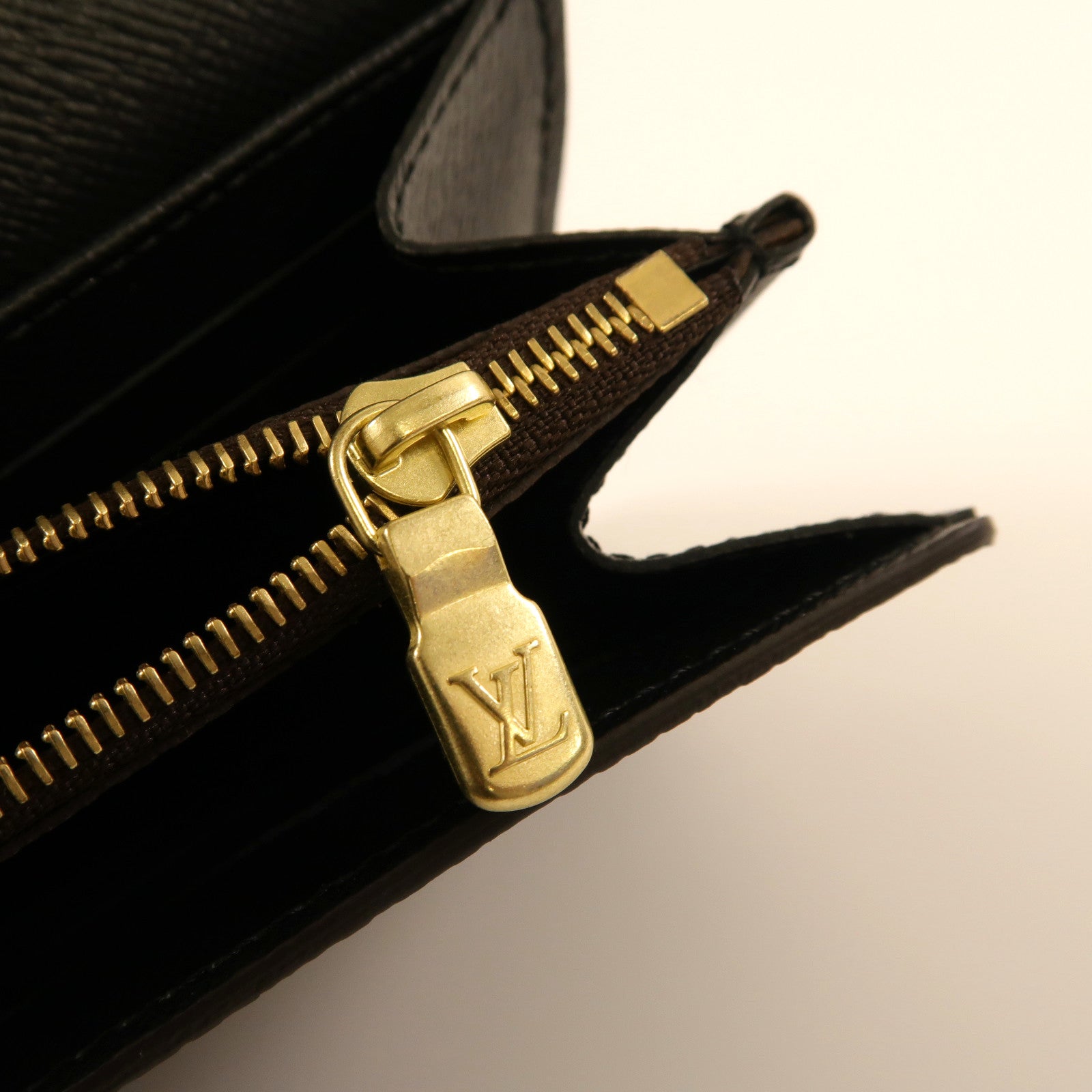 LOUIS VUITTON Monogram Sarah Wallet金扣長錢包啡色