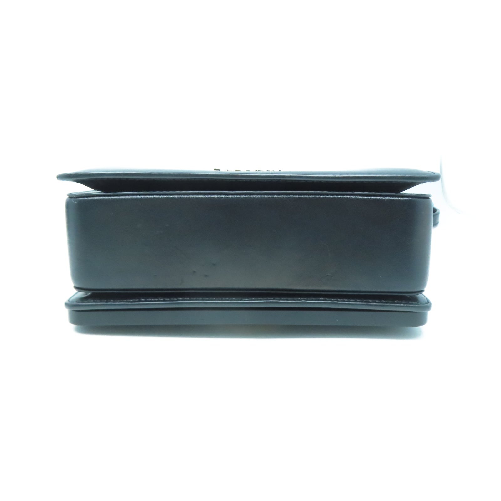 BVLGARI 牛皮皮革Shoulder Bag金扣肩背袋黑色