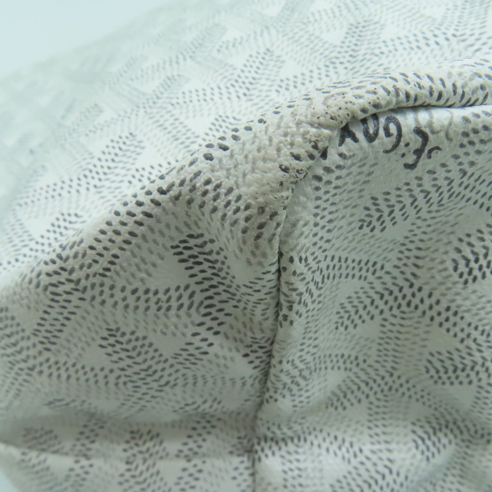 GOYARD 塗層帆布Saint Louis PM Shoulder Bagc銀扣肩背袋白色