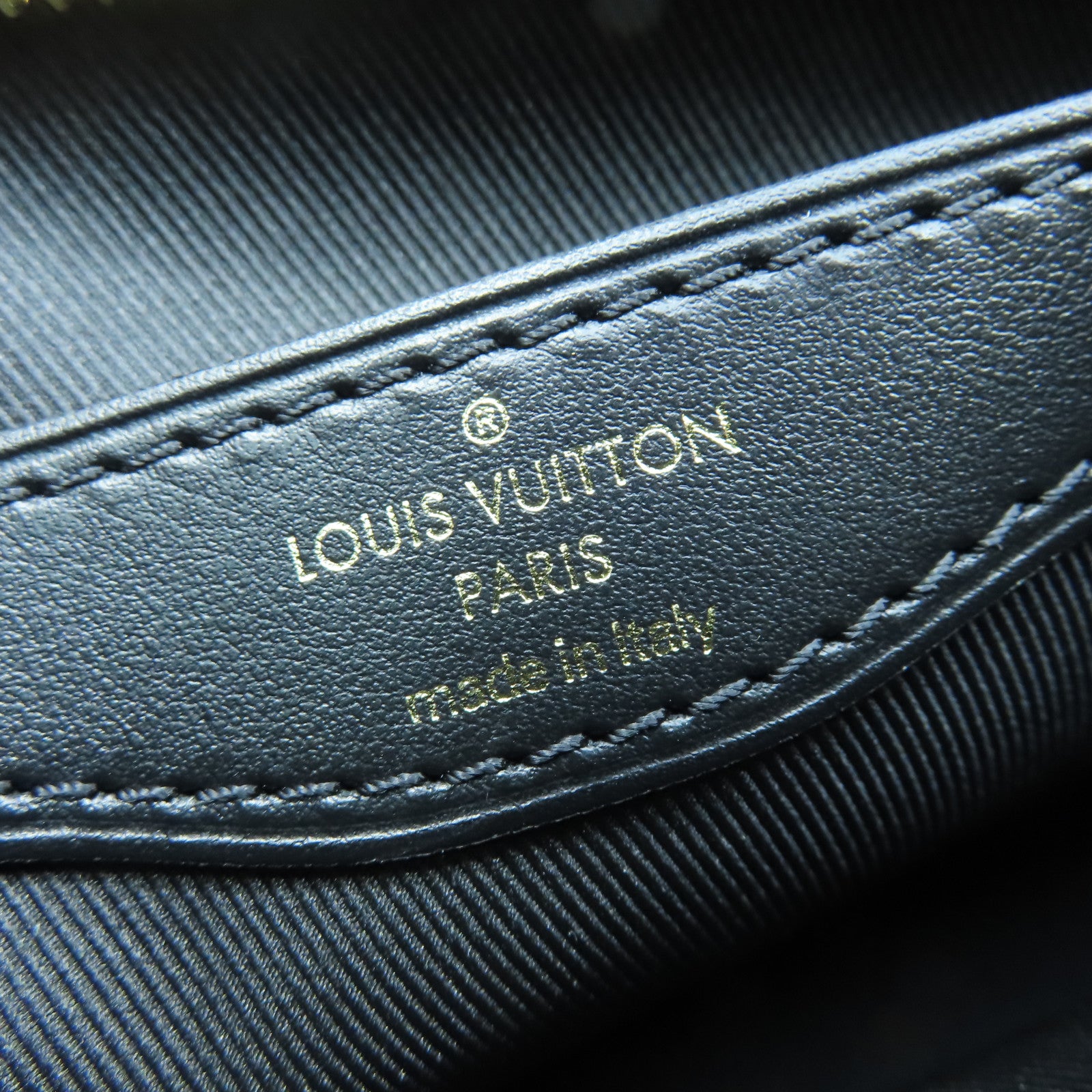 LOUIS VUITTON Monogram Boulogne Gold Buckle Shoulder Bag Brown