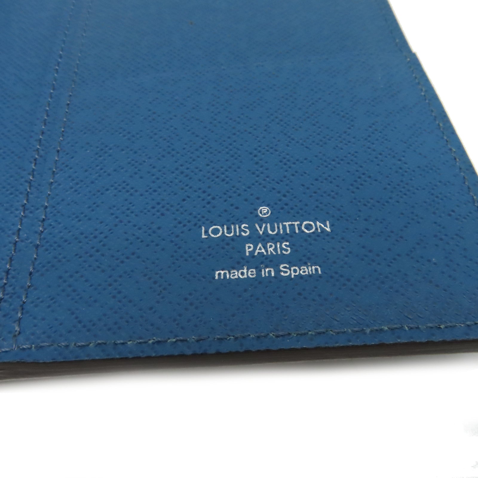 LOUIS VUITTON Epi Long Wallet銀扣長錢包藍色