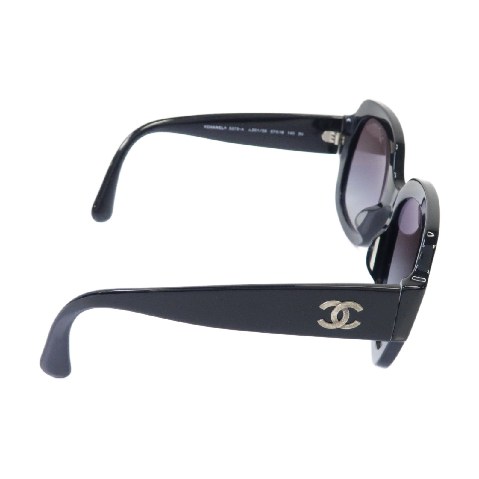 CHANEL PVC Sunglasses太陽眼鏡黒色