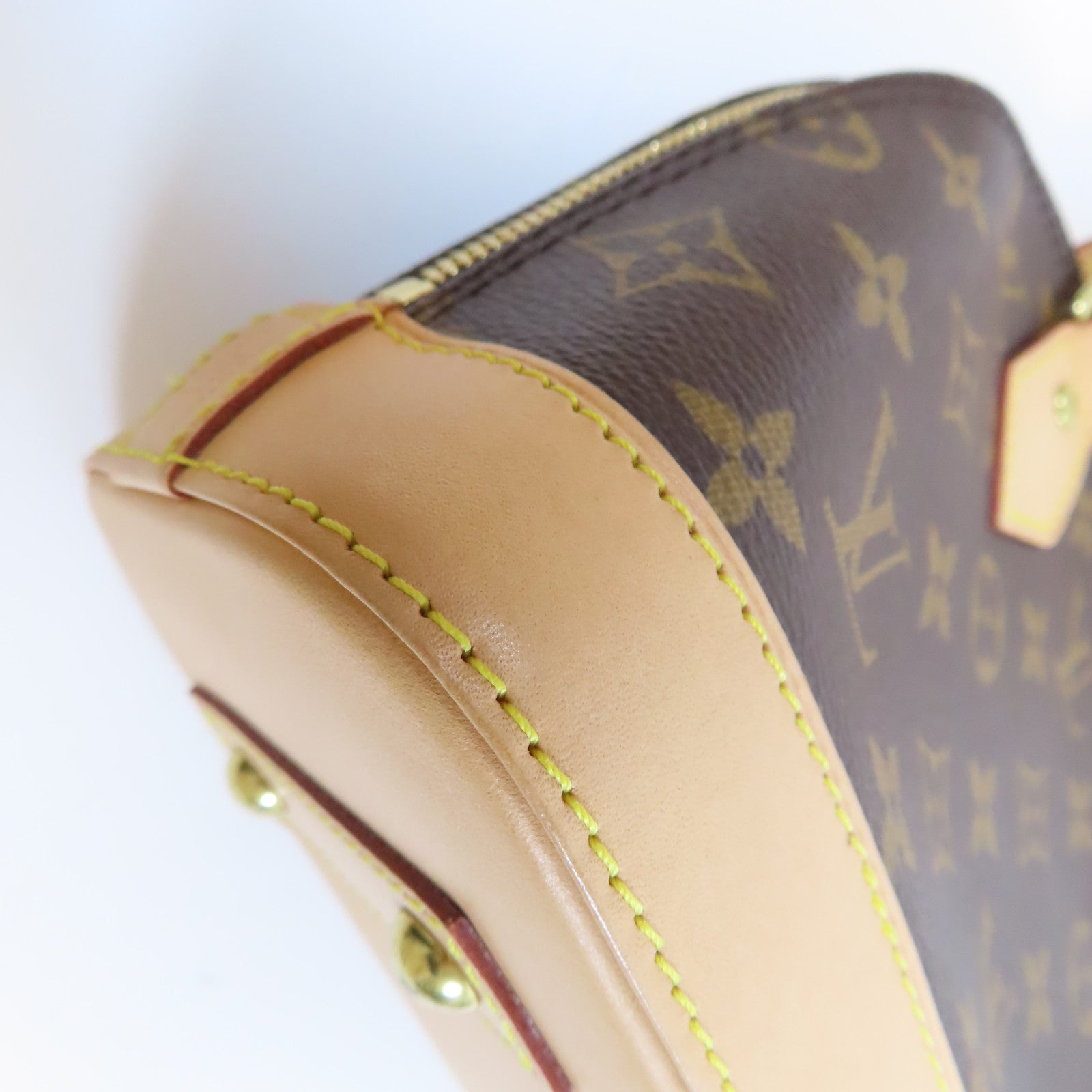 LOUIS VUITTON Monogram Alma BB金扣手挽肩背兩用袋啡色