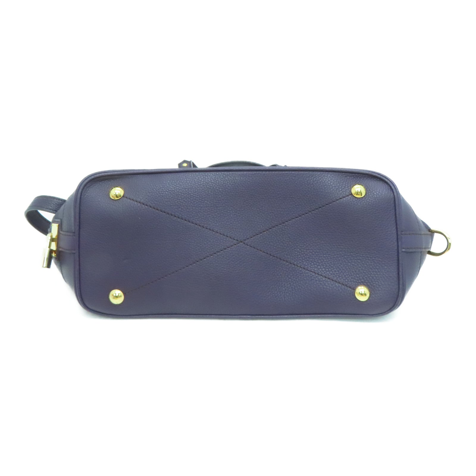LOUIS VUITTON Mahina Stella PM金扣手挽肩背兩用袋紫色