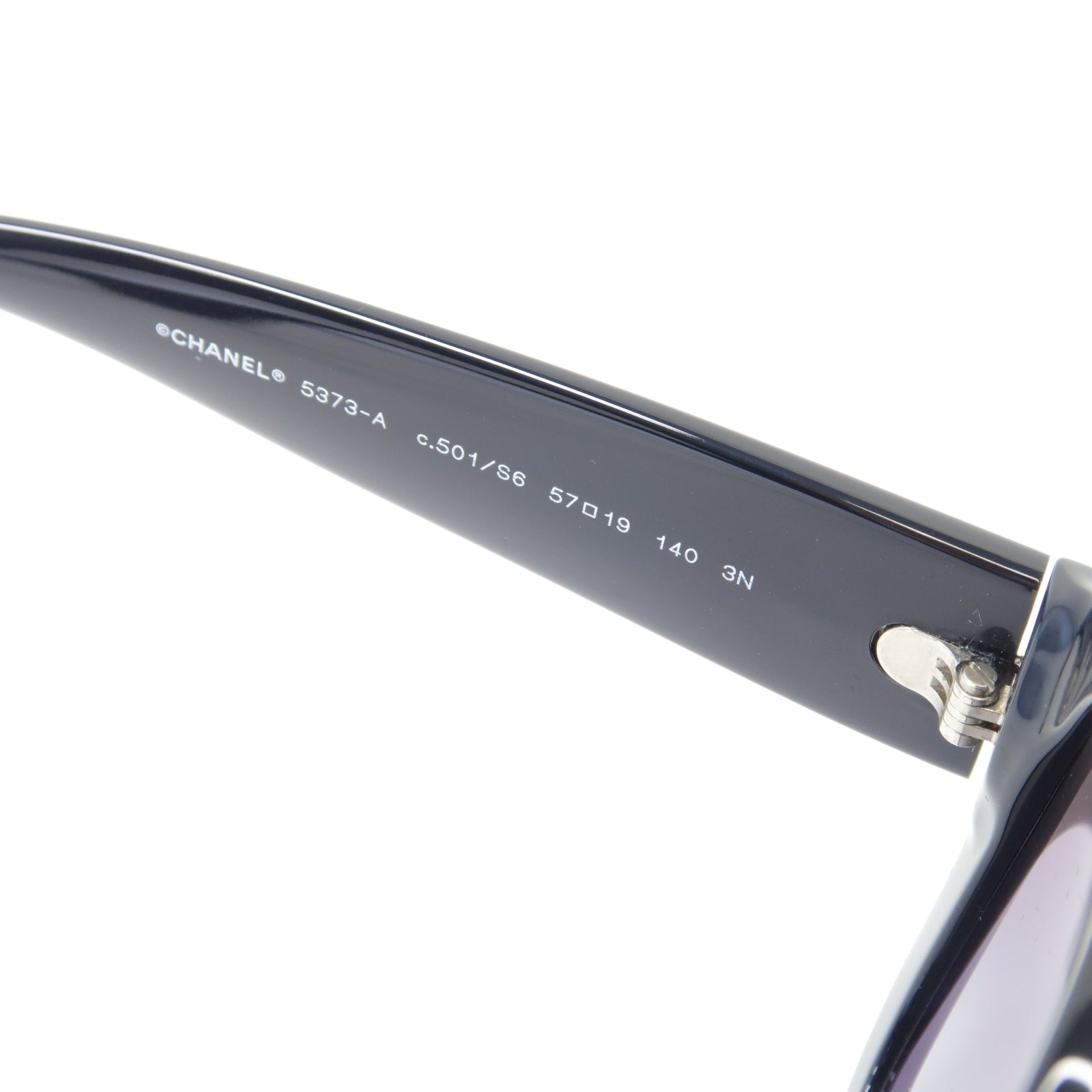 CHANEL PVC Sunglasses太陽眼鏡黒色