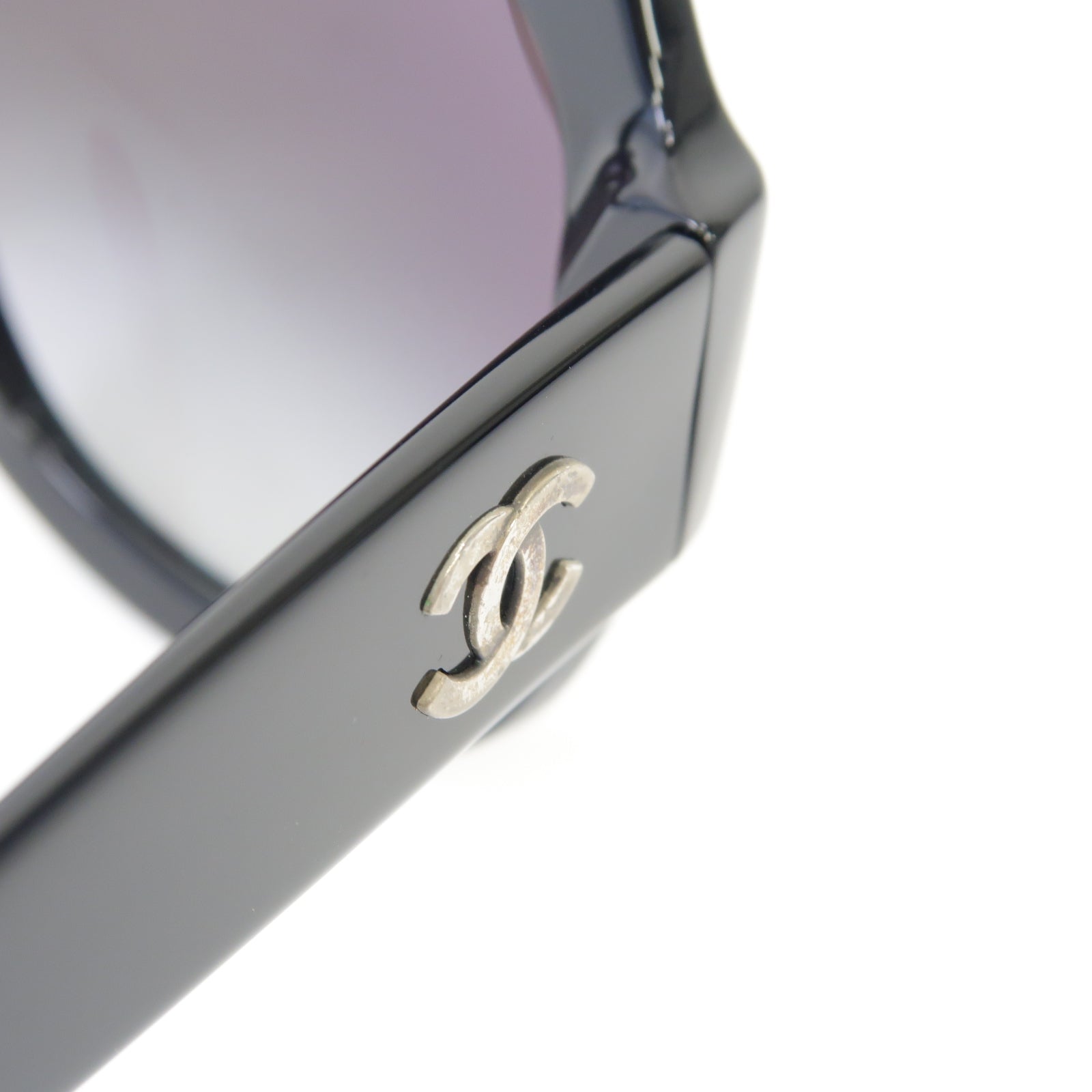 CHANEL PVC Sunglasses太陽眼鏡黒色