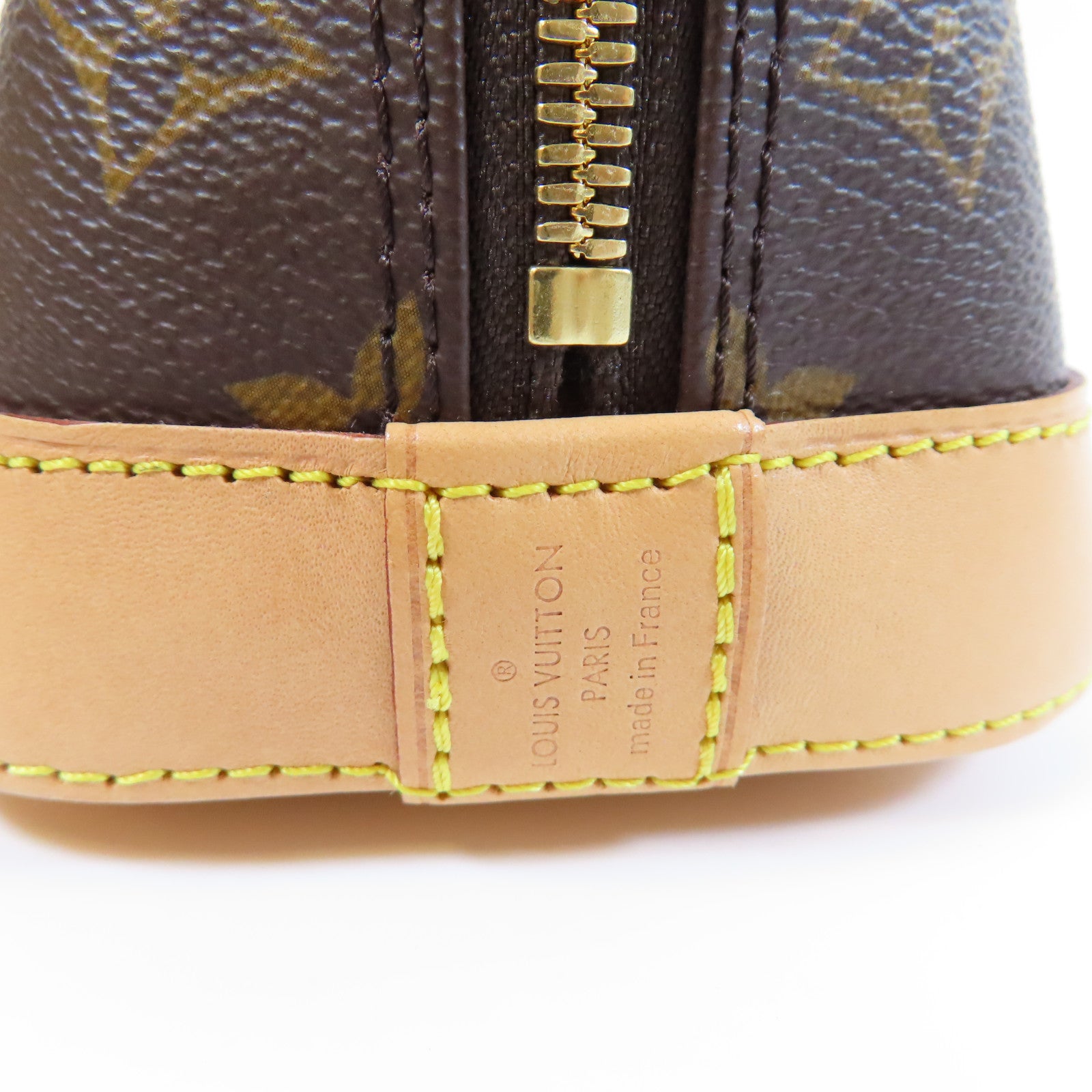 LOUIS VUITTON Monogram Alma BB金扣手挽肩背兩用袋啡色