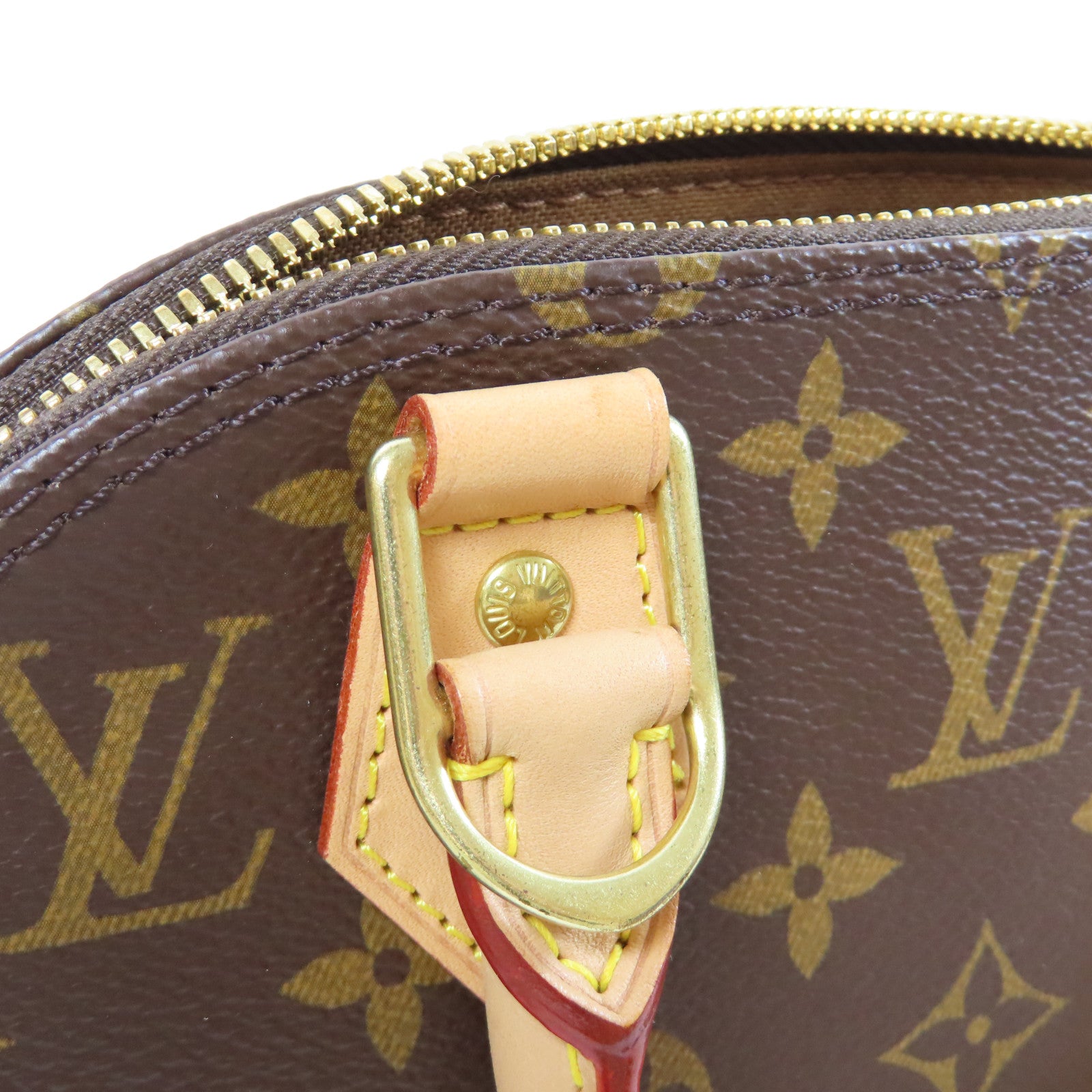 LOUIS VUITTON Monogram Alma BB金扣手挽肩背兩用袋啡色