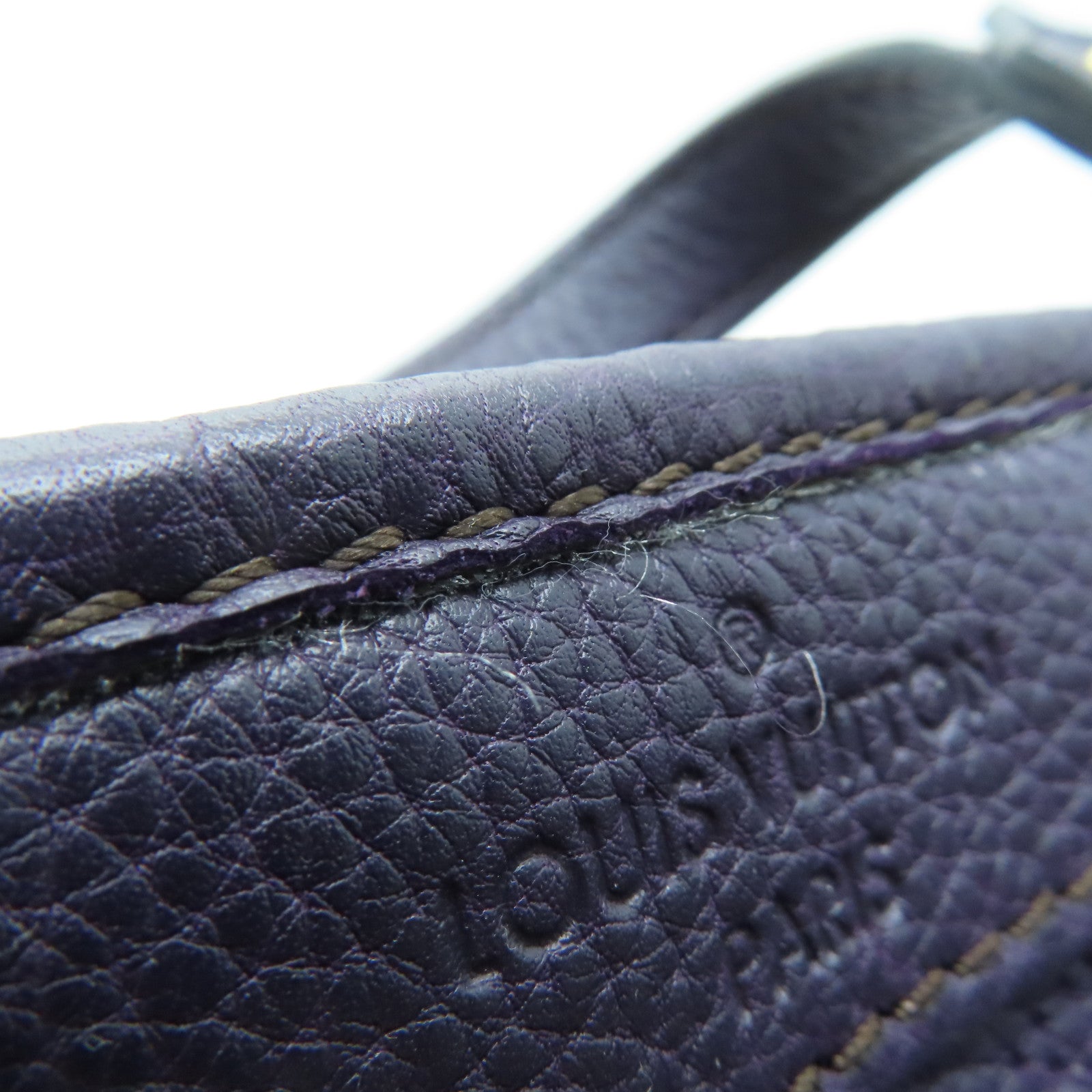 LOUIS VUITTON Mahina Stella PM金扣手挽肩背兩用袋紫色
