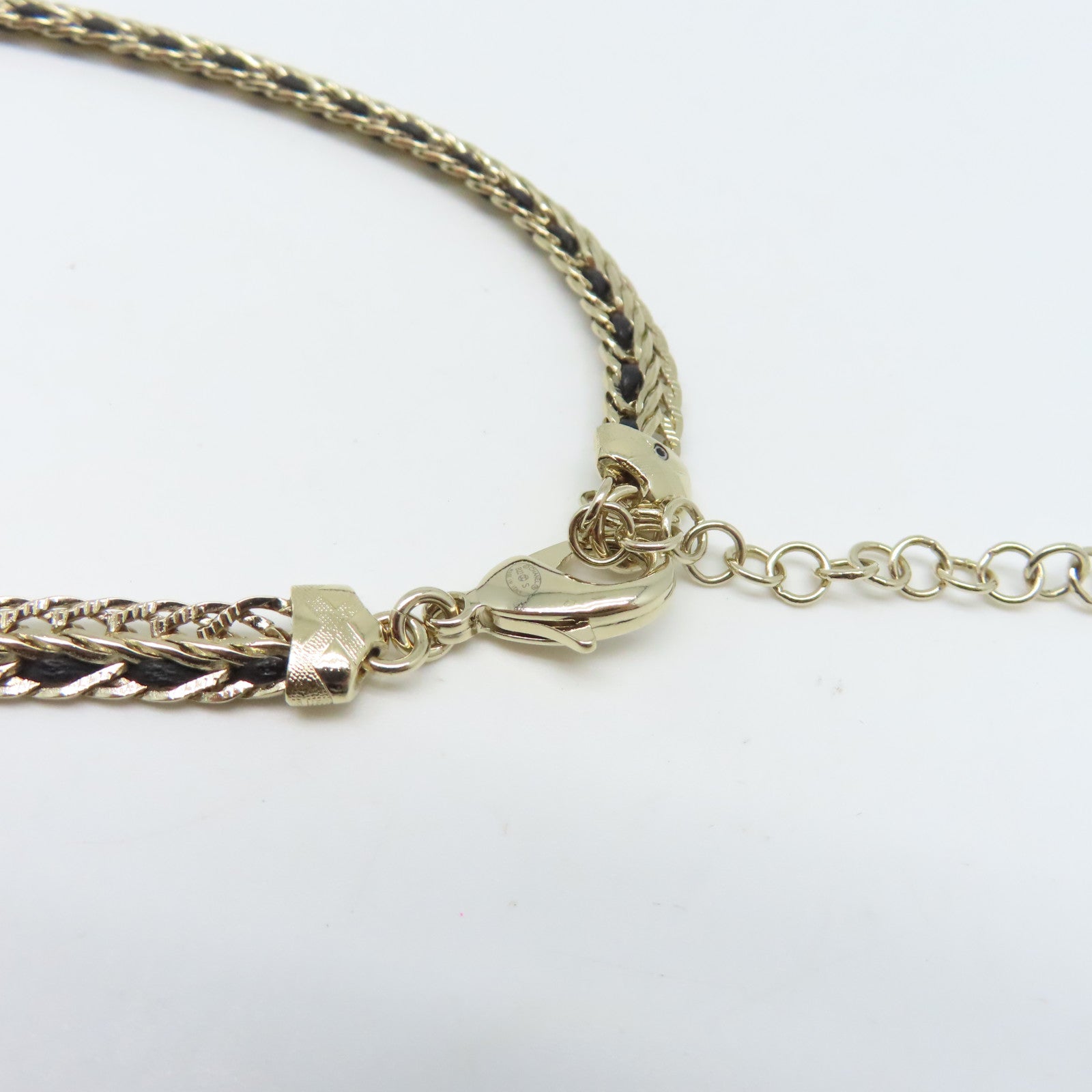 CHANEL 金屬Necklace項鍊金色/黑色