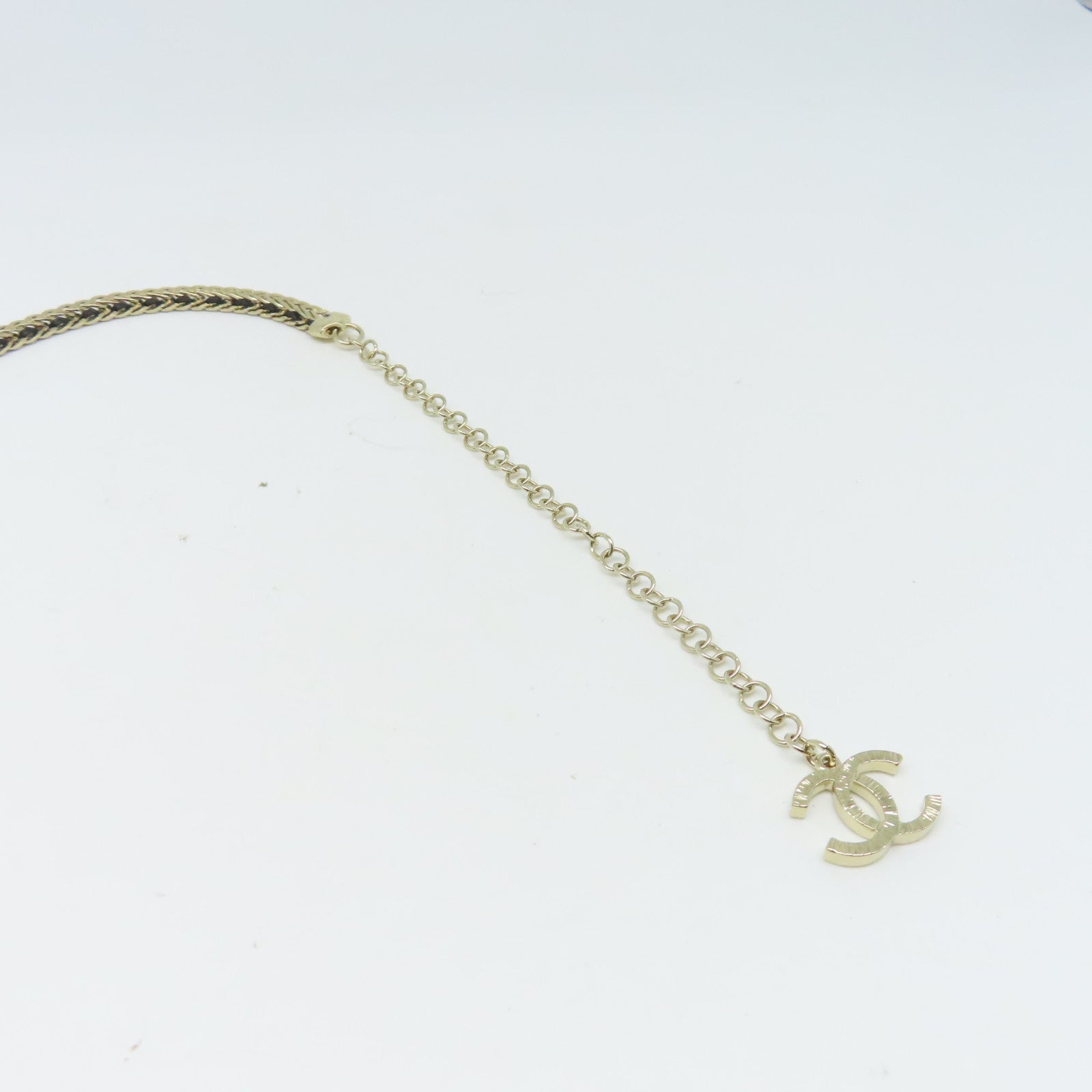CHANEL 金屬Necklace項鍊金色/黑色
