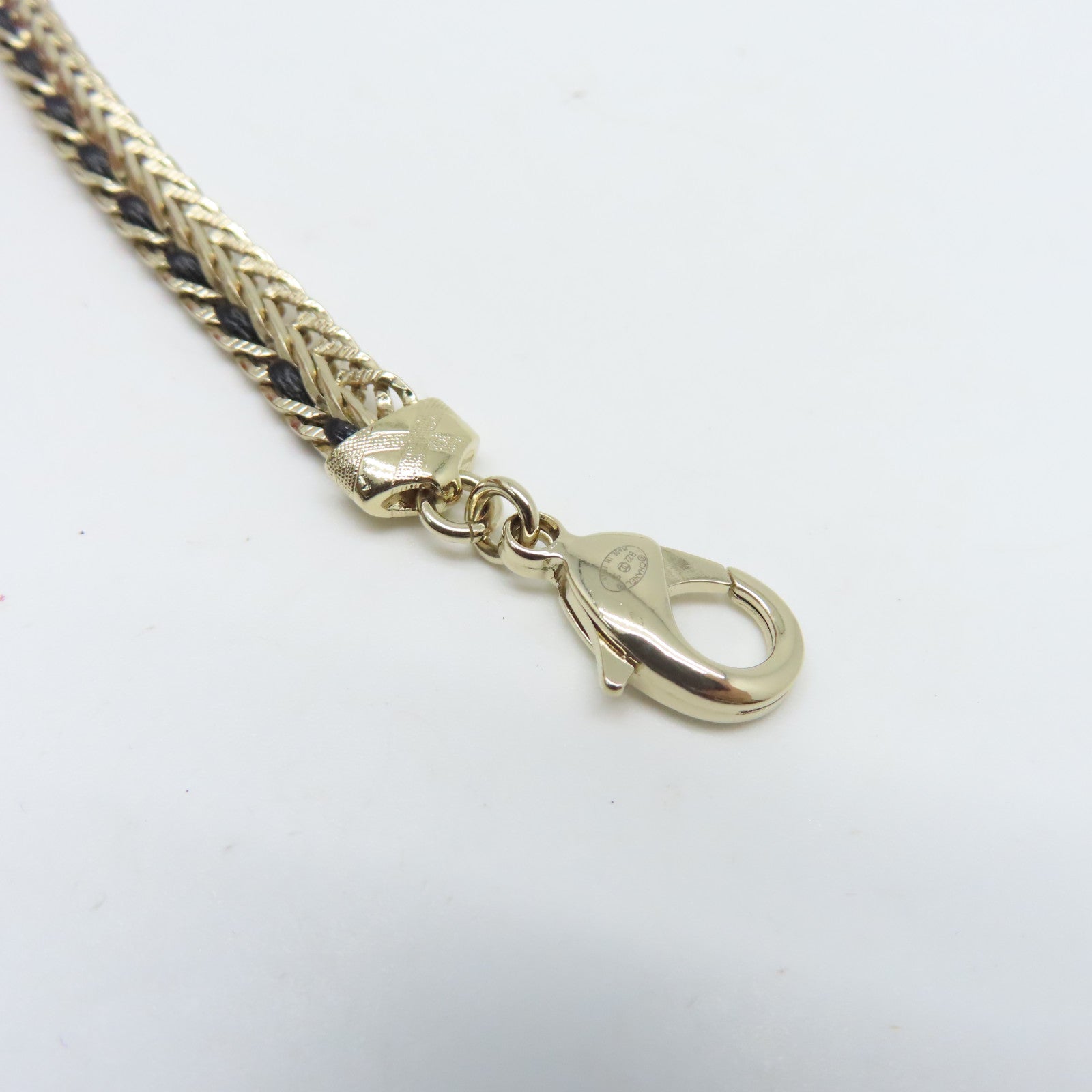 CHANEL 金屬Necklace項鍊金色/黑色