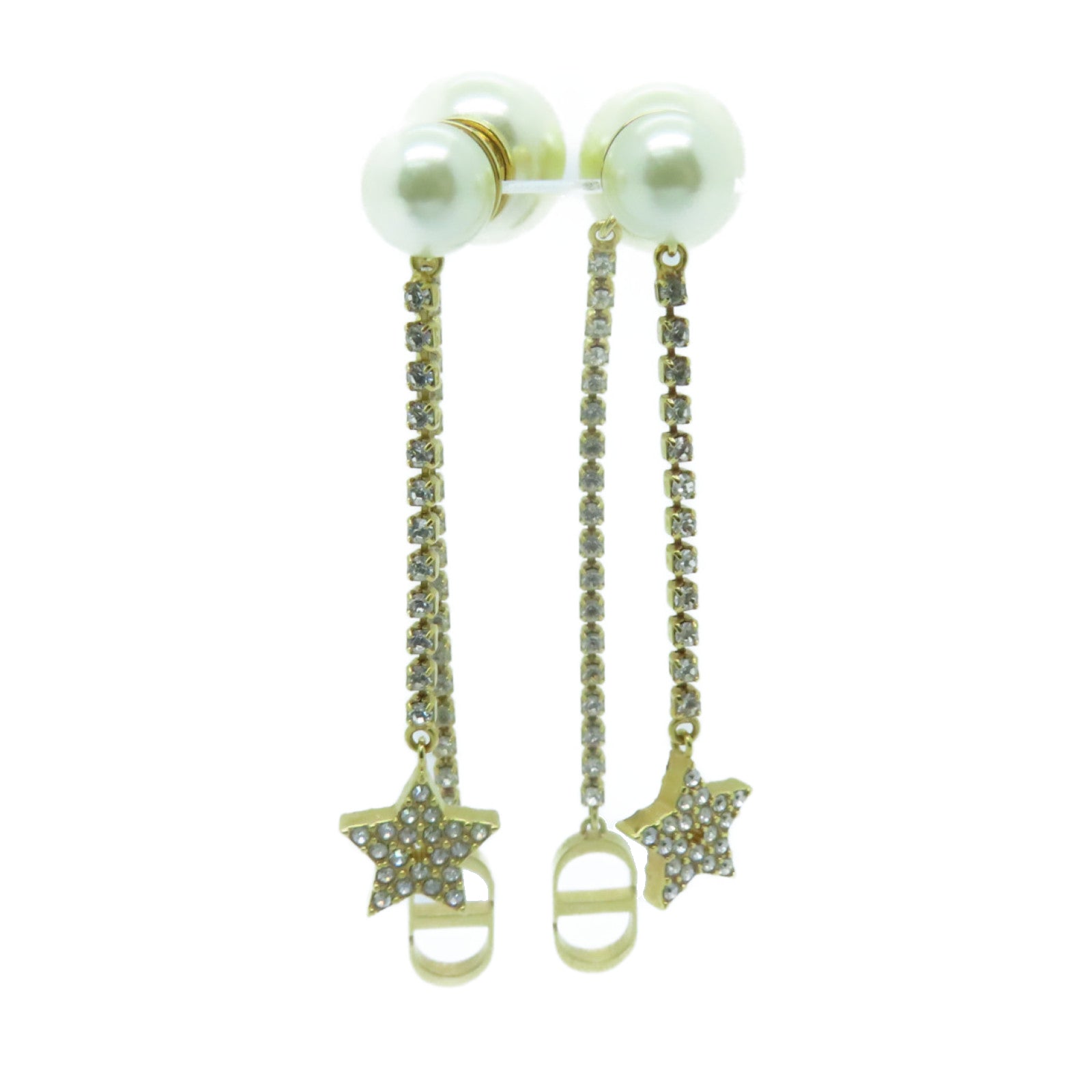 Dior Metal Earrings Gold Buckle Earrings Gold