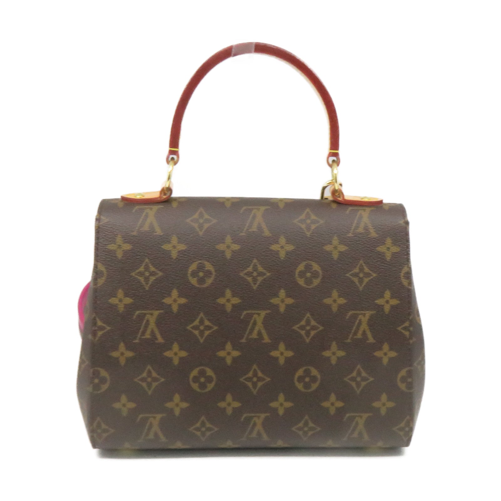 LOUIS VUITTON Monogram Cluny BB 2Way Shoulder Bag手挽肩背兩用袋啡色