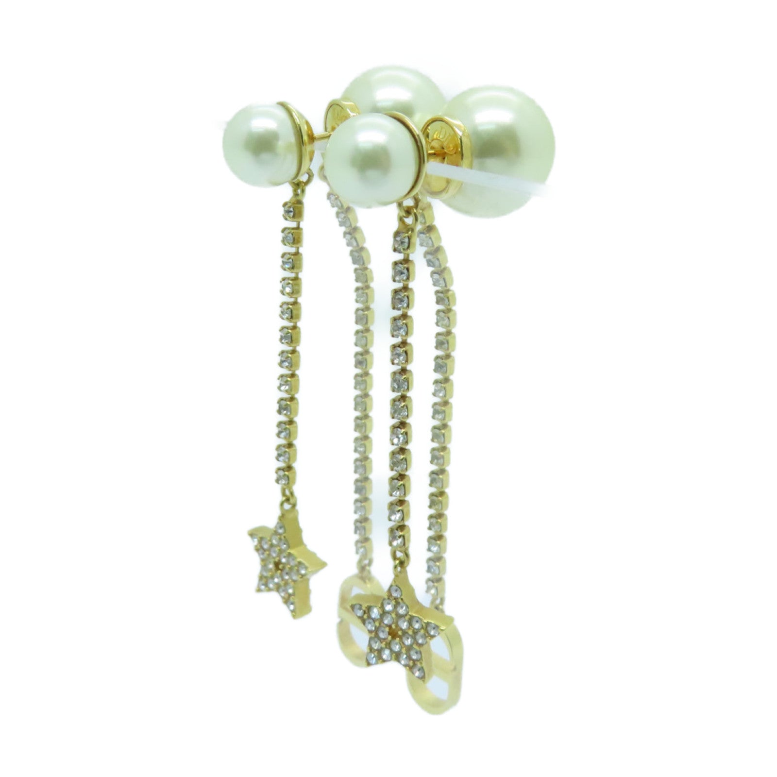 Dior Metal Earrings Gold Buckle Earrings Gold