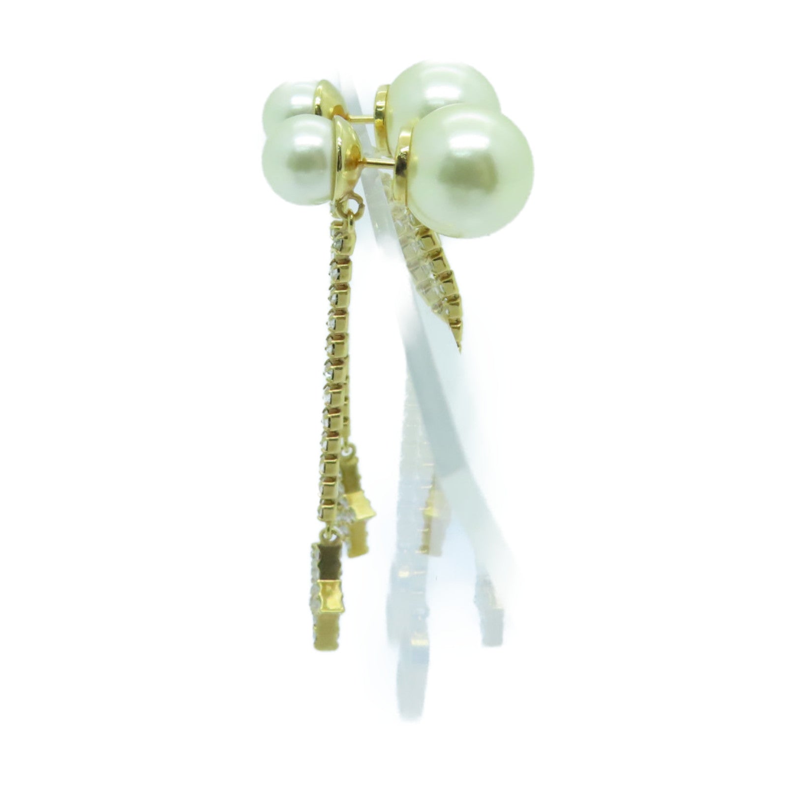 Dior Metal Earrings Gold Buckle Earrings Gold
