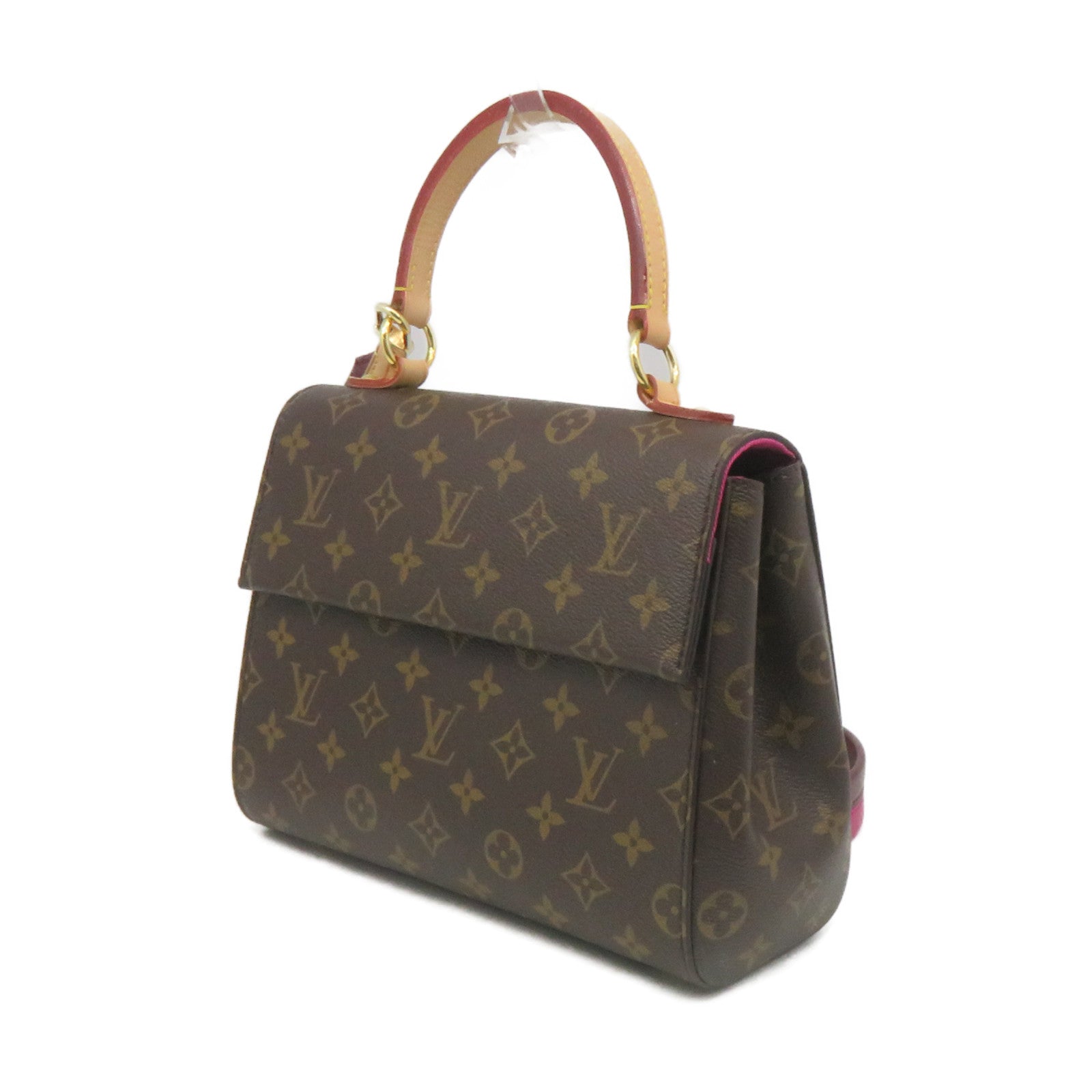 LOUIS VUITTON Monogram Cluny BB 2Way Shoulder Bag手挽肩背兩用袋啡色