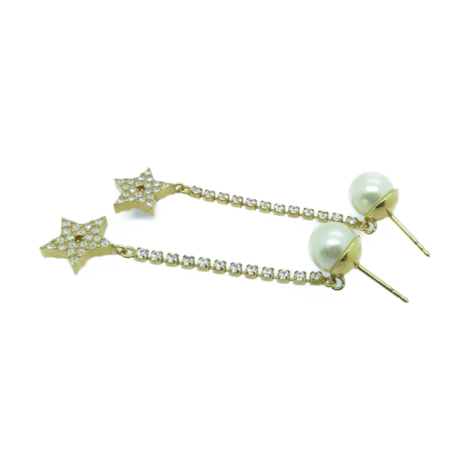 Dior Metal Earrings Gold Buckle Earrings Gold