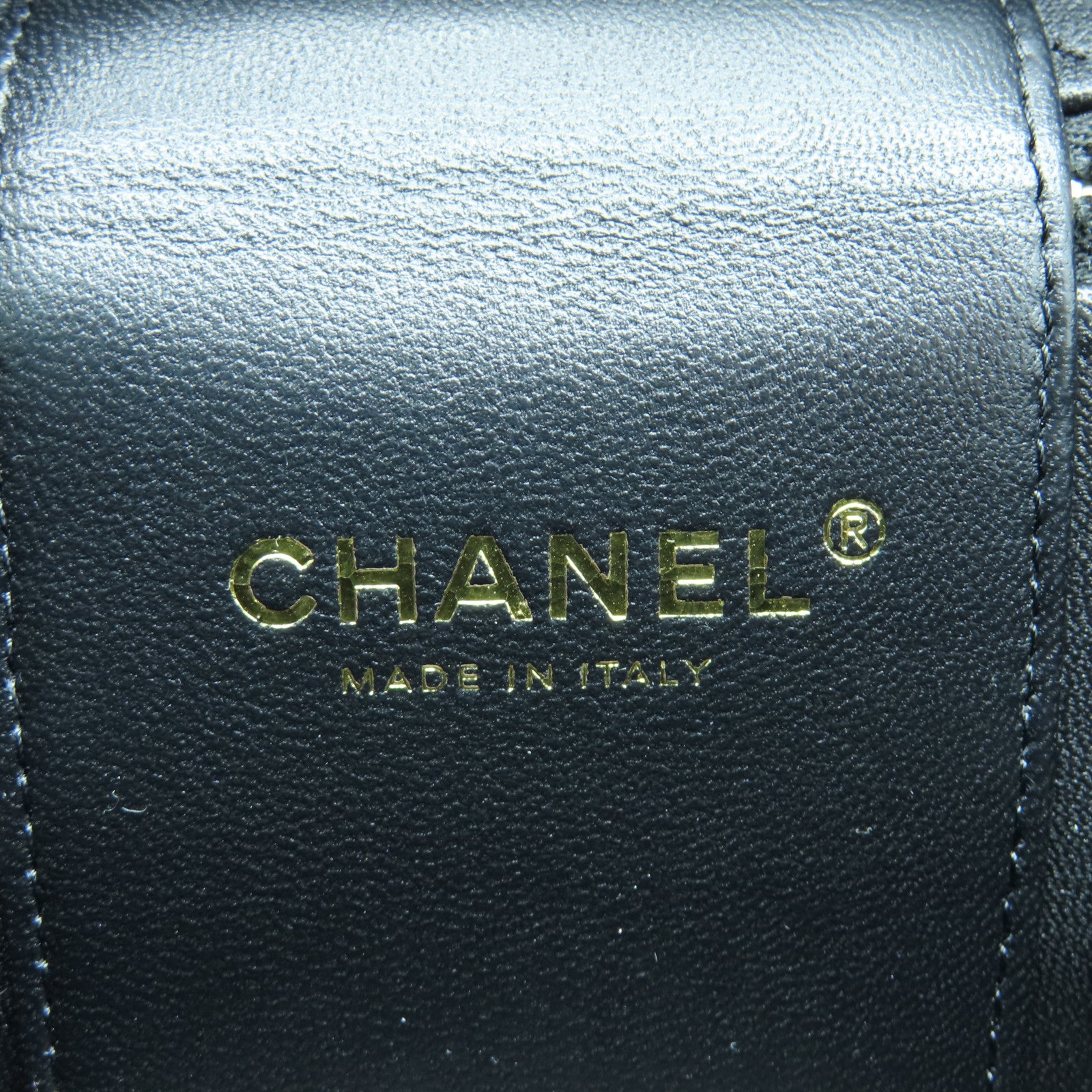 CHANEL 菱格牛皮皮革2way Shoulder Bag金扣手挽肩背两用袋黑色