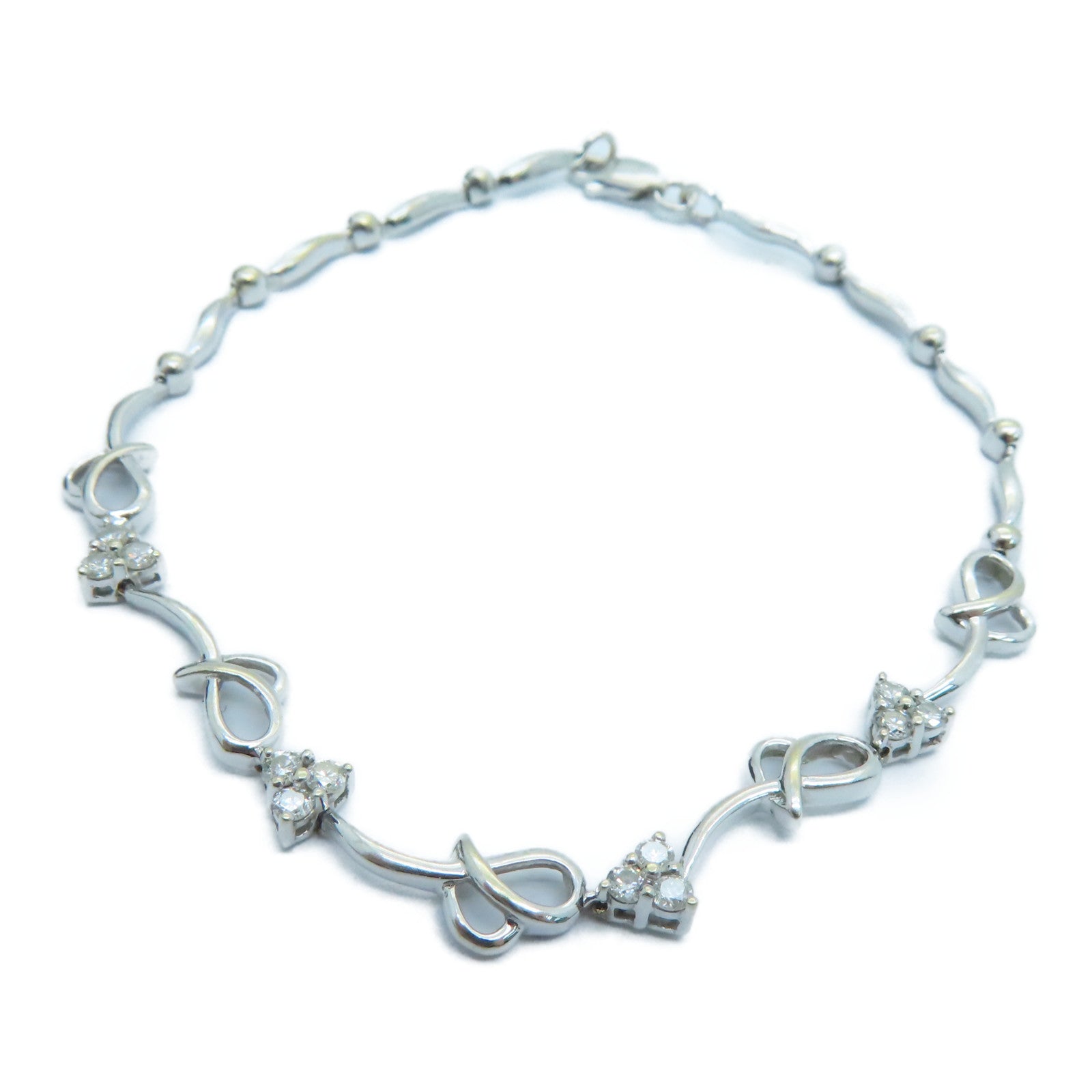 JEWELRY 18K白金Diamond Bracelet钻石手链