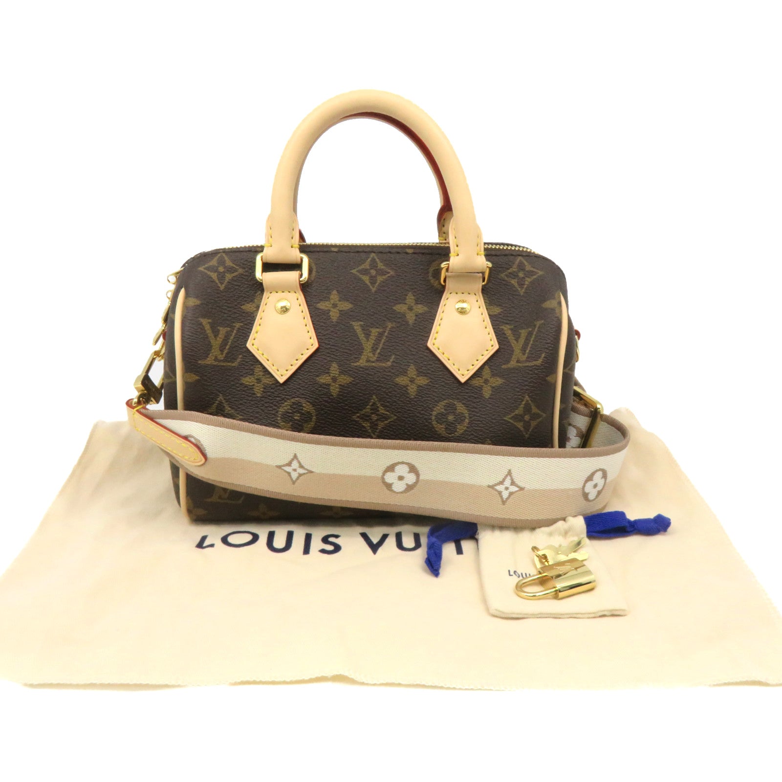 LOUIS VUITTON Monogram Speedy Bandouliere 20 2Way Shoulder Bag手挽肩背兩用袋啡色